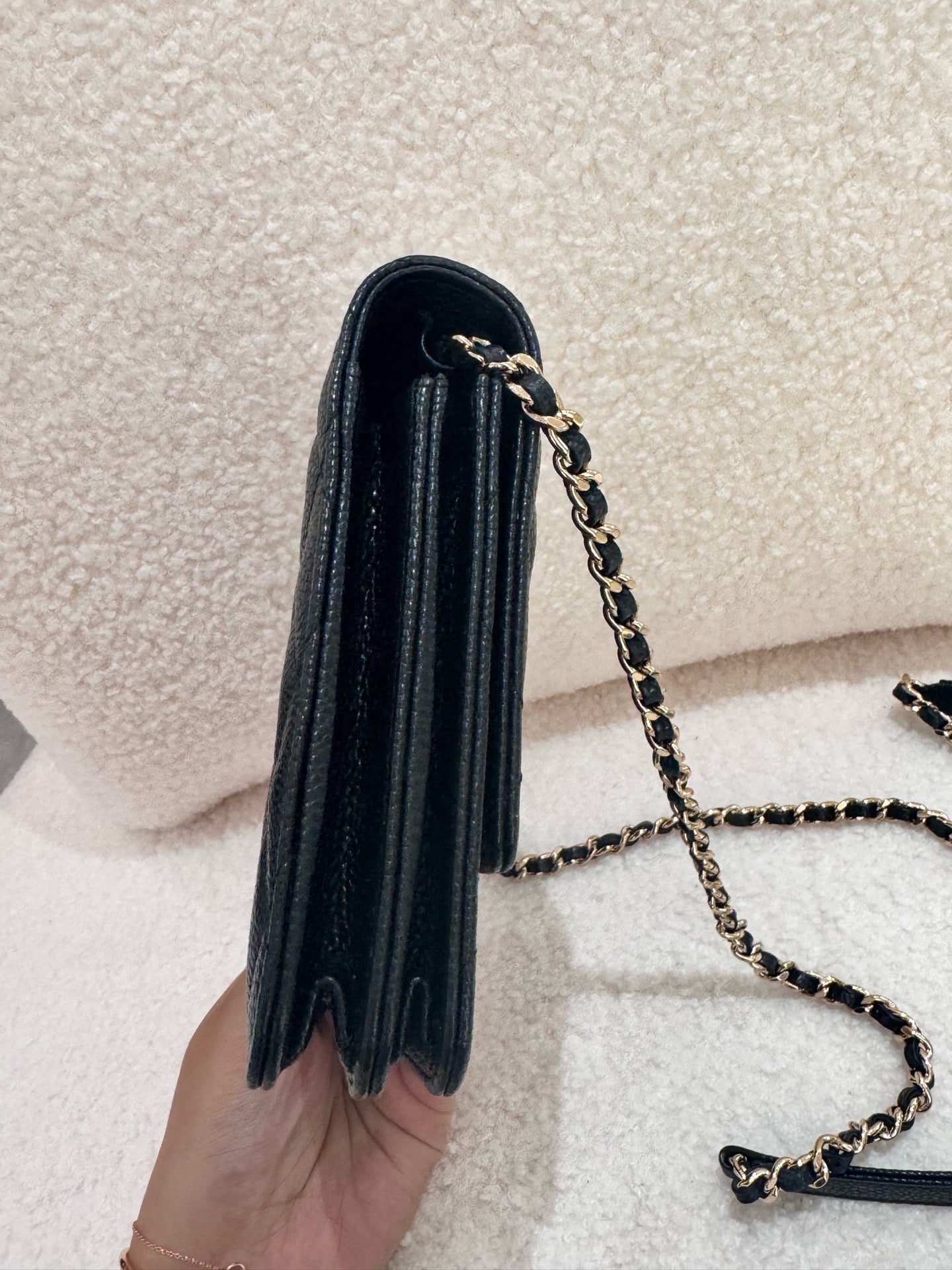 Chanel - Wallet on Chain (WOC) - Caviar leather - Black - (mini)