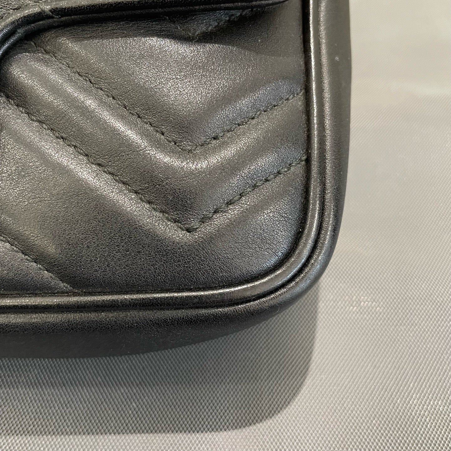 Gucci - Marmont Mini - Leather - Black - (mini)