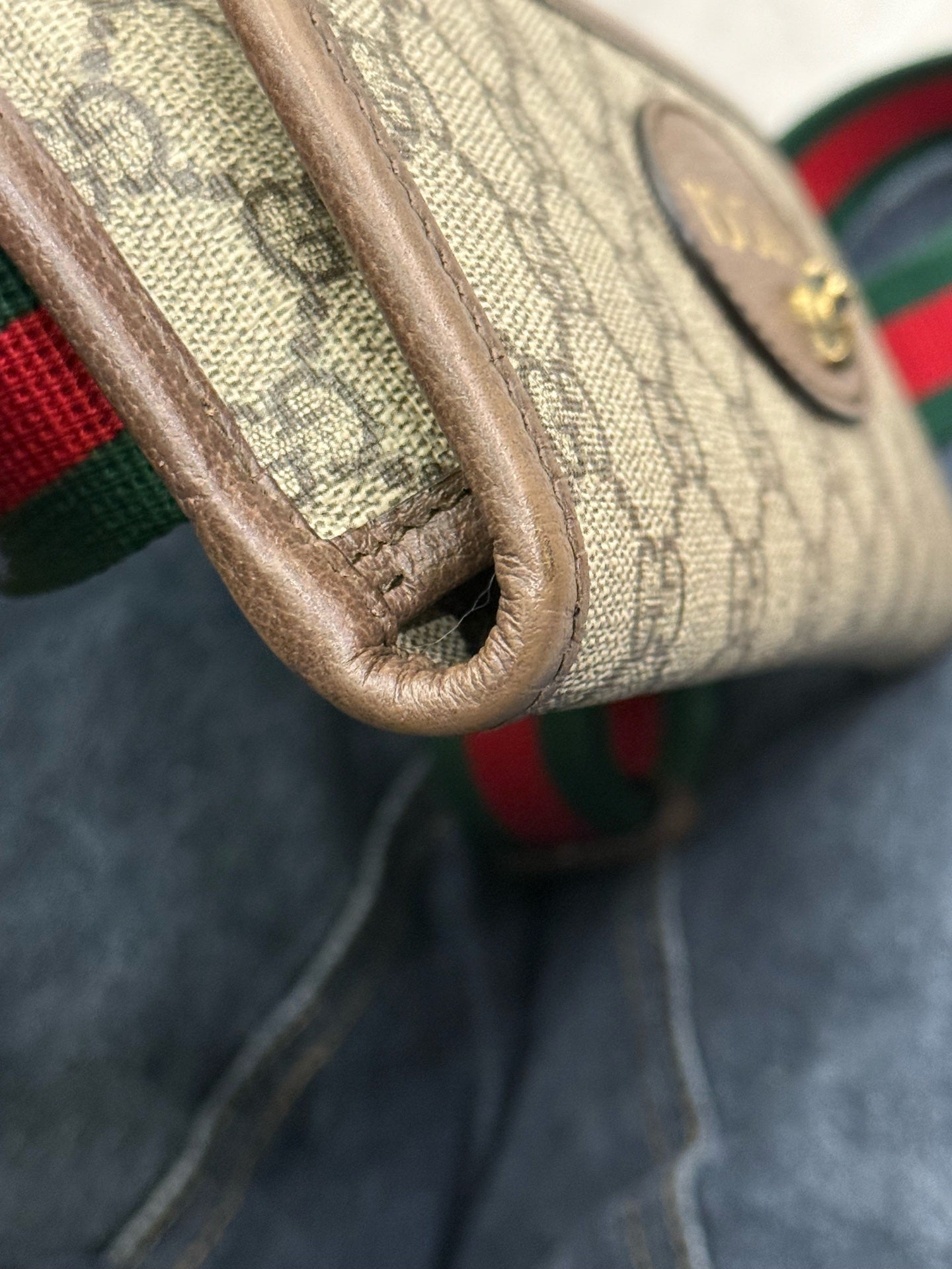 Gucci - Ophidia GG Supreme Tiger Head Belt Bag - Coated canvas with leather trim - Beige - (Small)