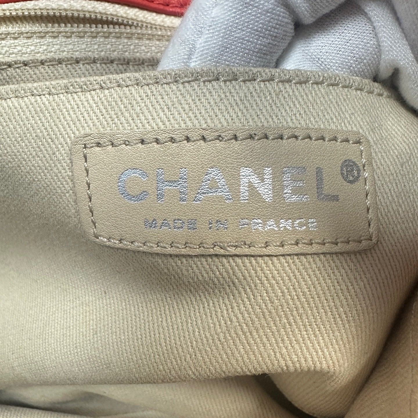 Chanel - Seasonal Large Logo Flap Bag - Lambskin leather - Red - (Medium)