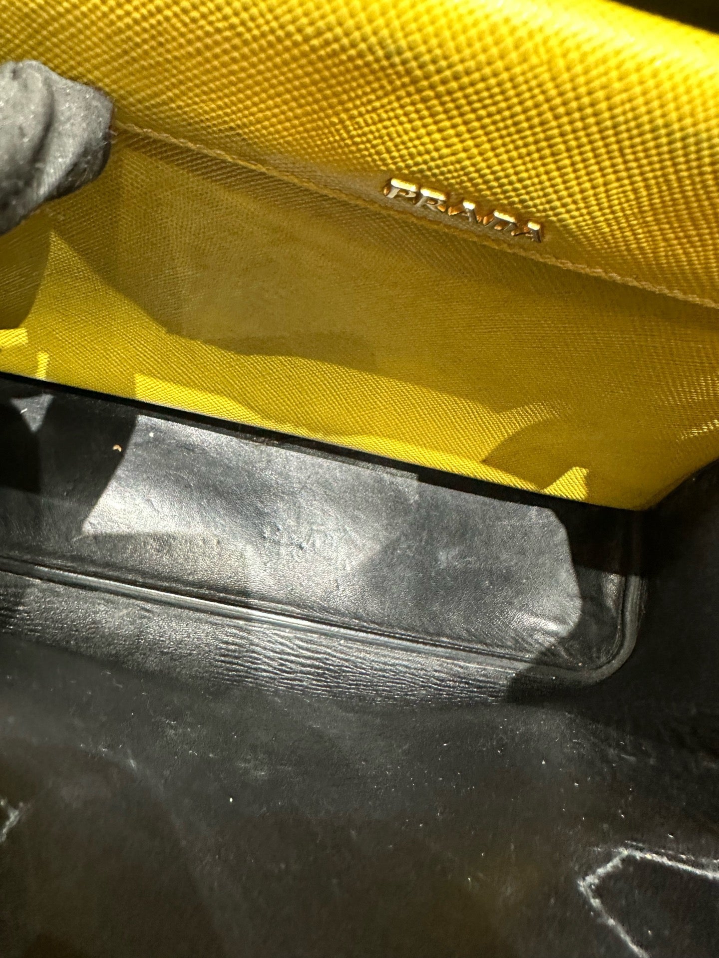 Prada - Double Tote - Saffiano leather - Yellow - (Large)