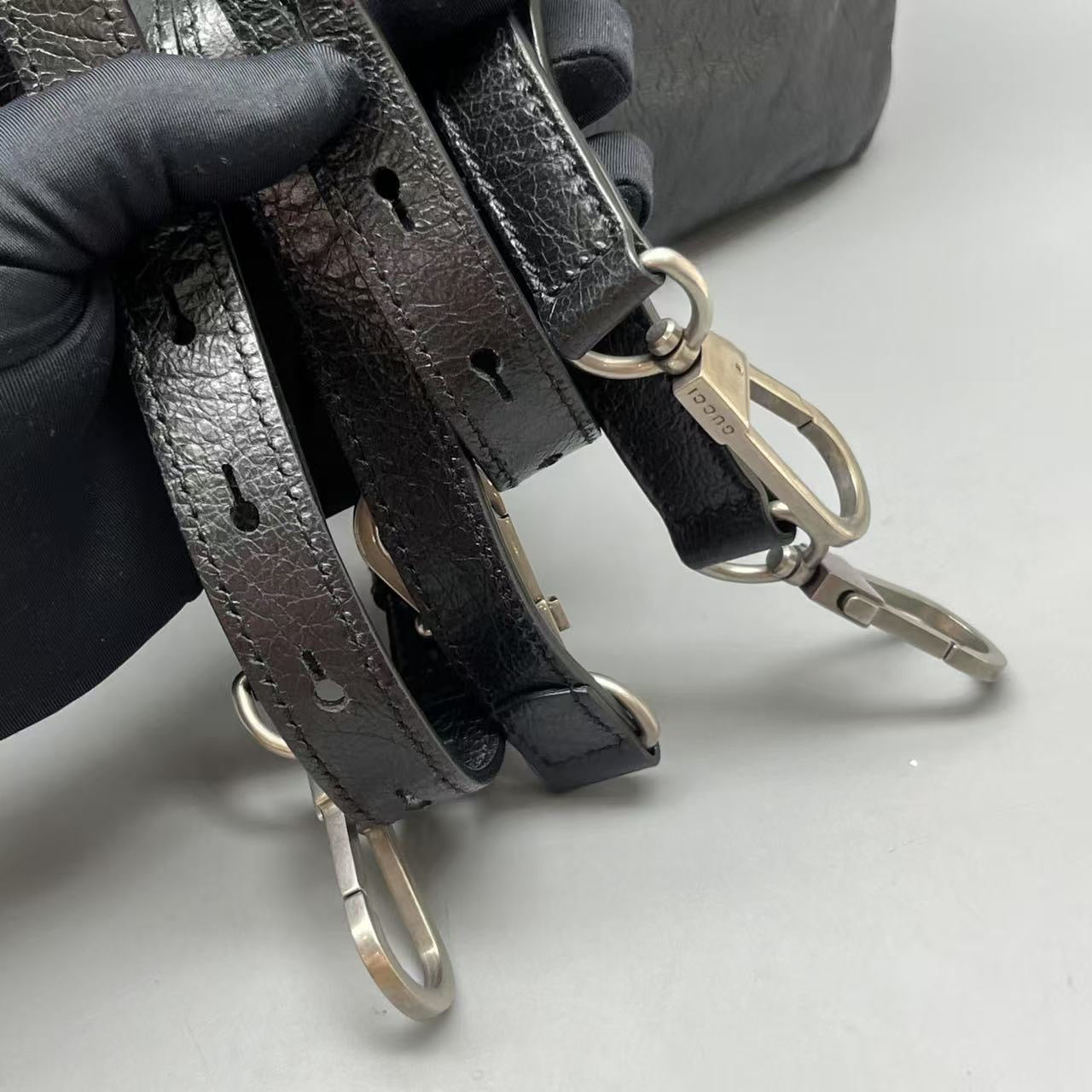 Gucci - Boston Pillow Bag - Leather - Black - (Medium)