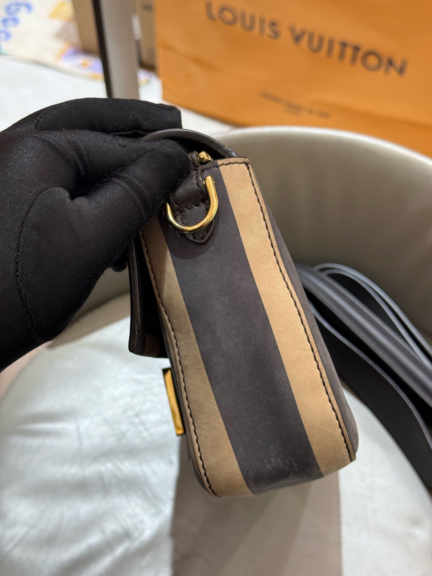 Fendi - Baguette - Suede leather - Multicolour - (Medium)