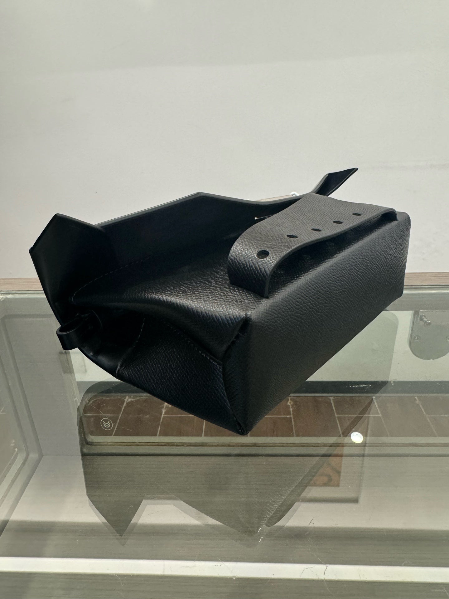 Maison Margiela - Numeric Label Flap Bag - Leather - Black - (Small)