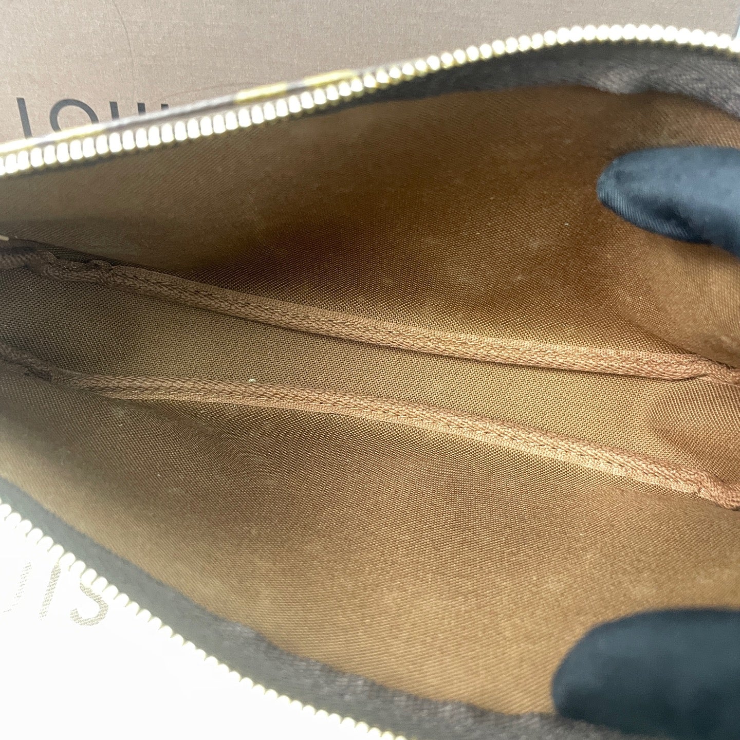 Louis Vuitton - Pochette Accessoires Monogram - Monogram coated canvas - Brown - (mini)