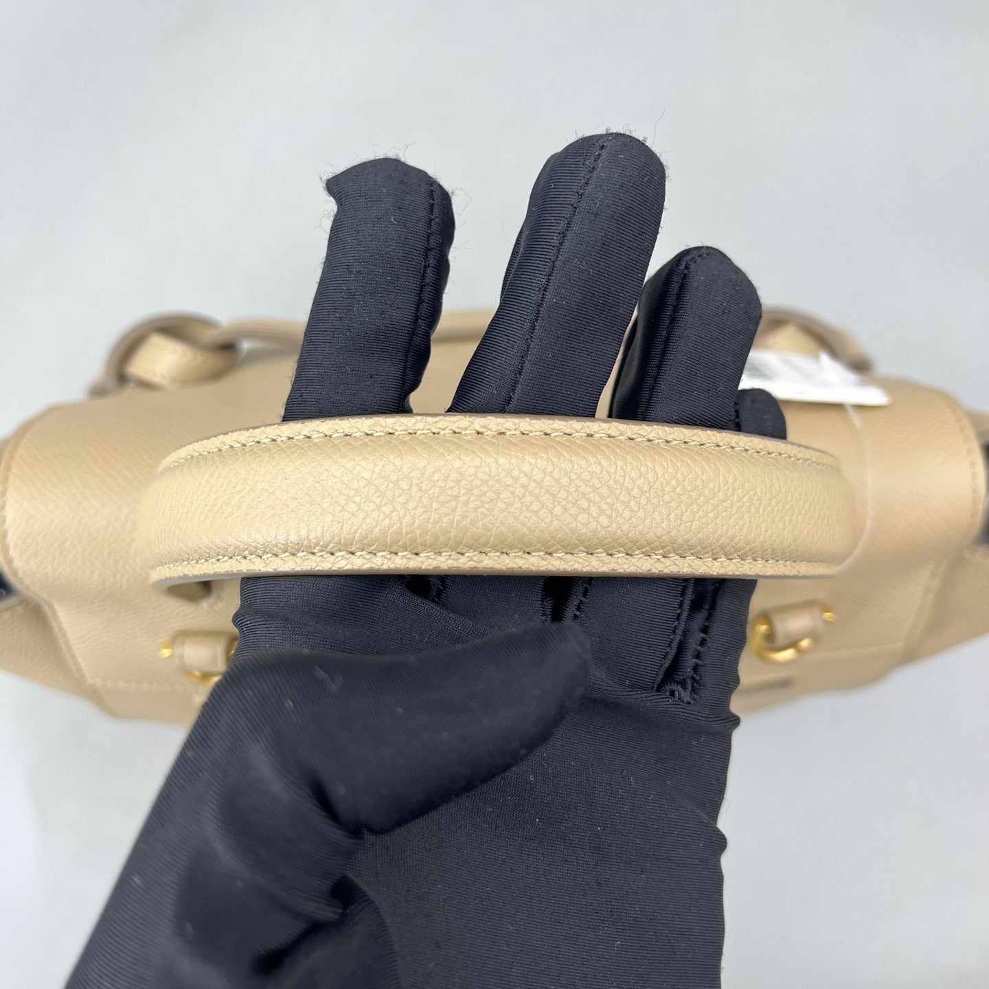 Celine - Belt Bag Small - Grained calfskin leather - Beige with Gold-Tone Hardware - (Small)