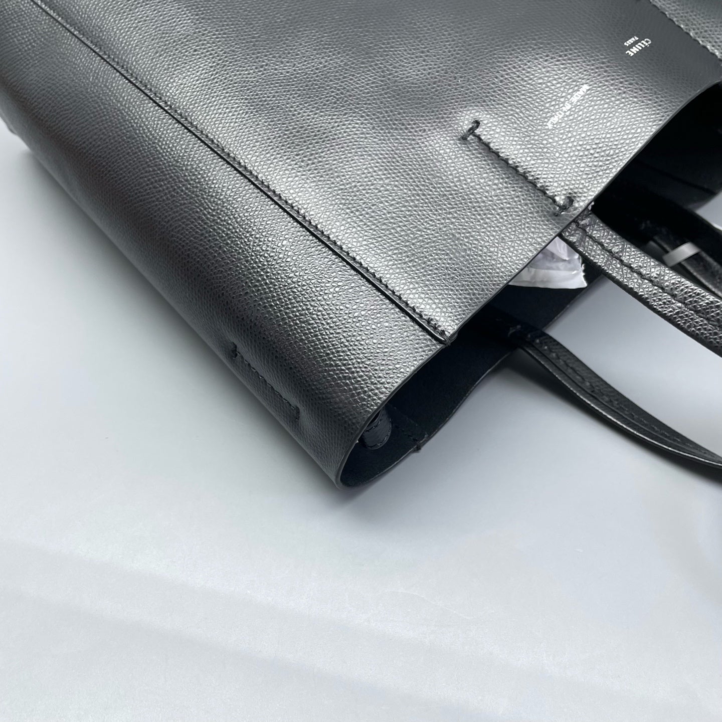 Celine - Cabas Tote Bag - Grained calfskin leather - Black - (Medium)