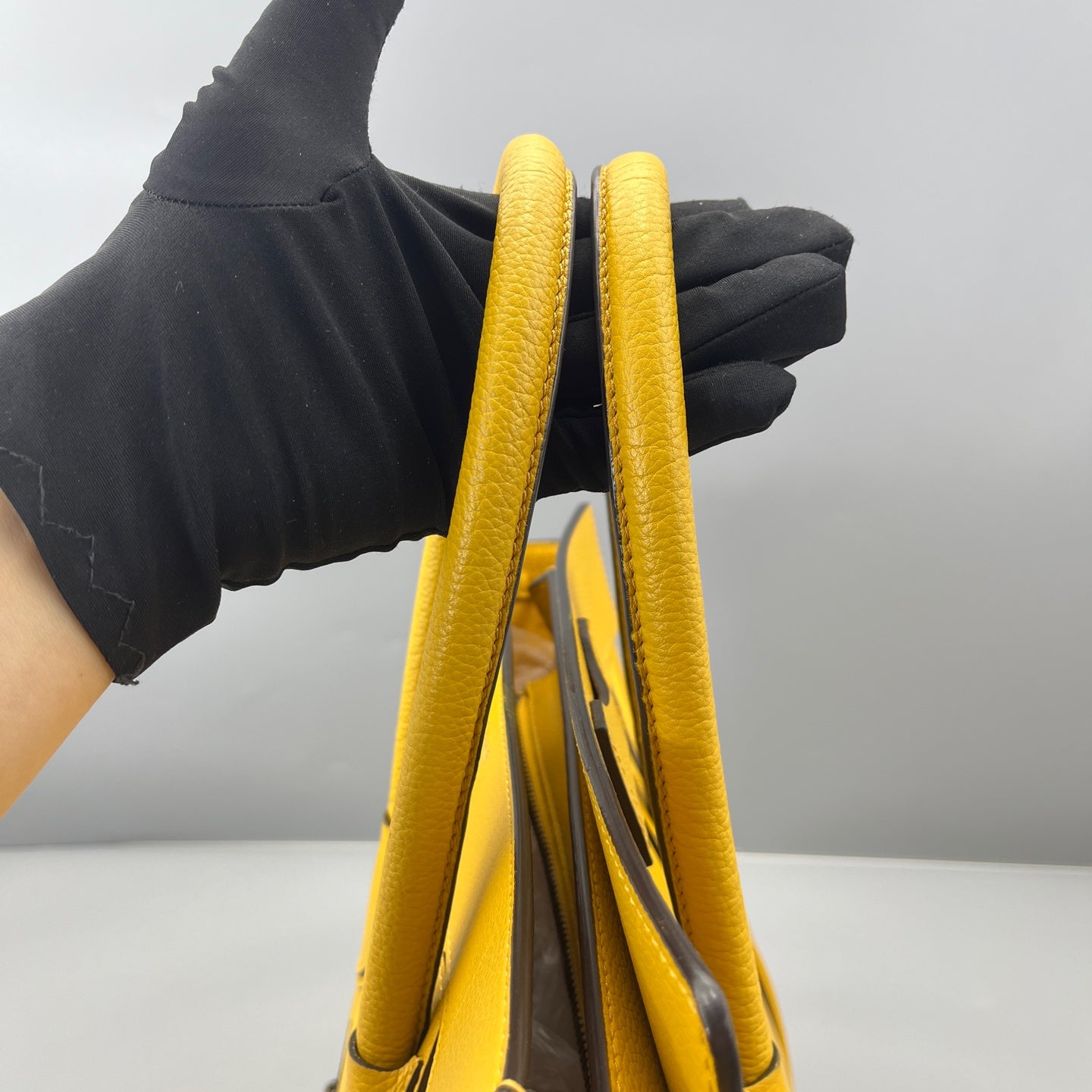 Celine - Luggage Mini - Grained calfskin leather - Yellow - (mini)
