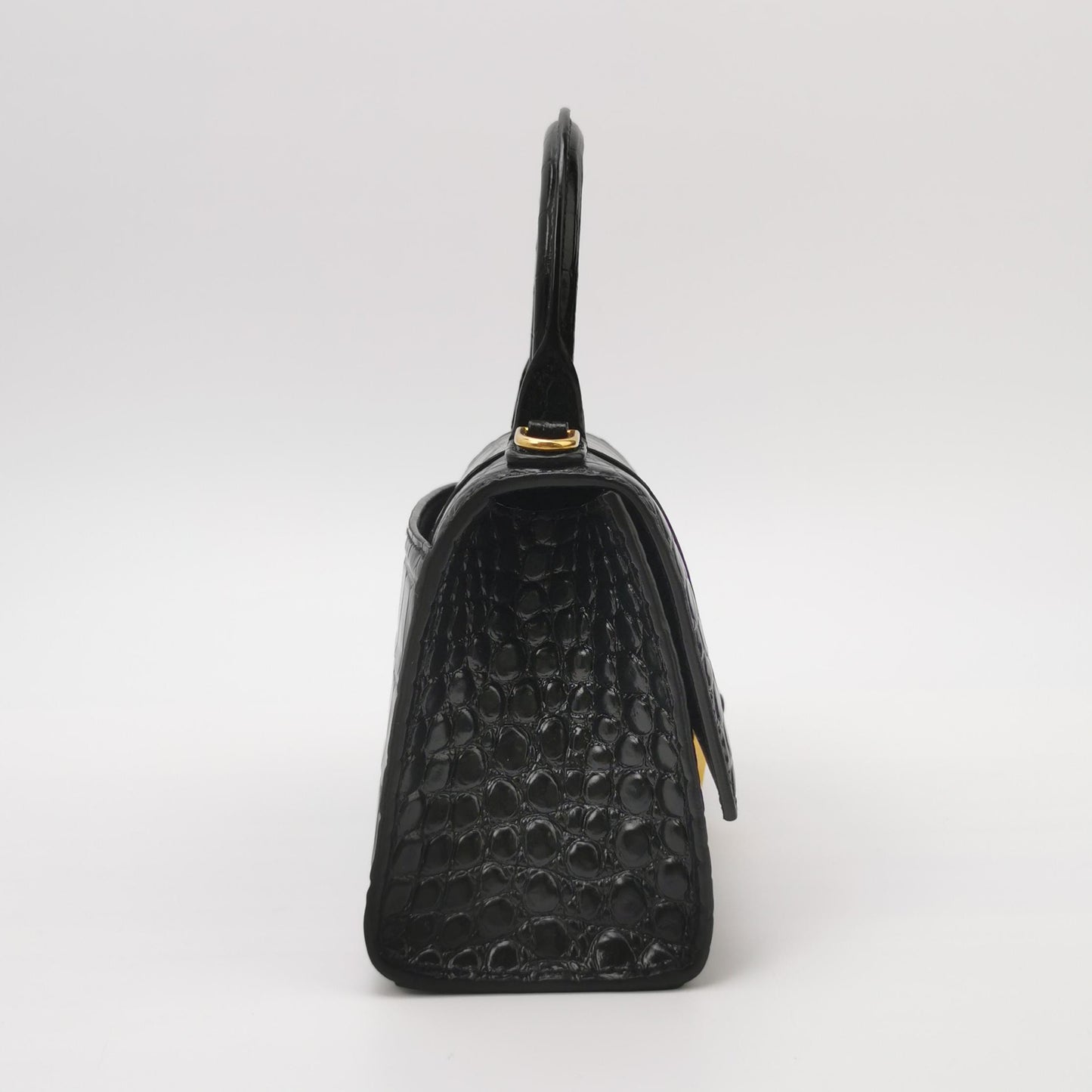 Balenciaga - HOURGLASS - Leather - Black - (Mini)