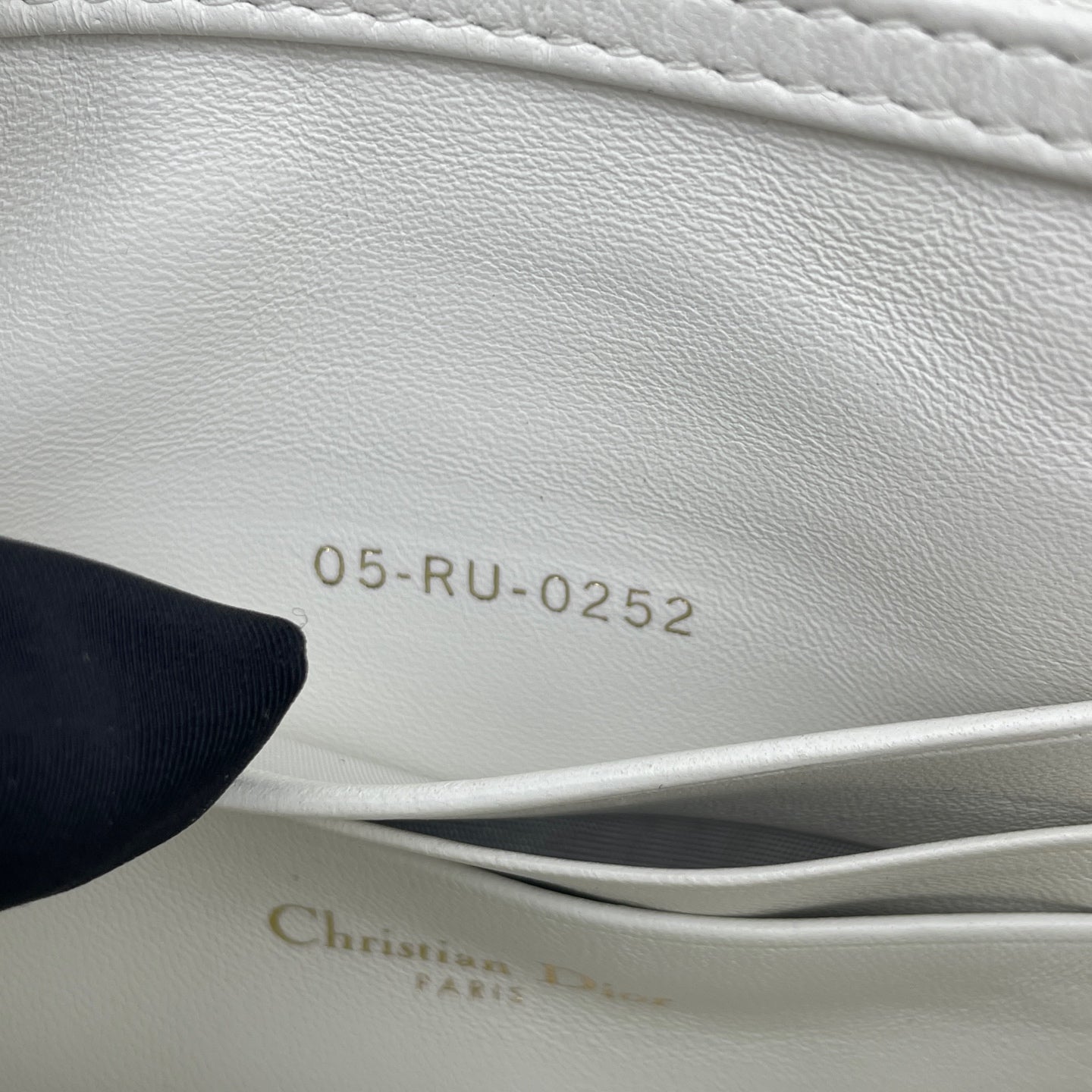 Dior - Caro Chain Bag - Calfskin leather - White - (mini)