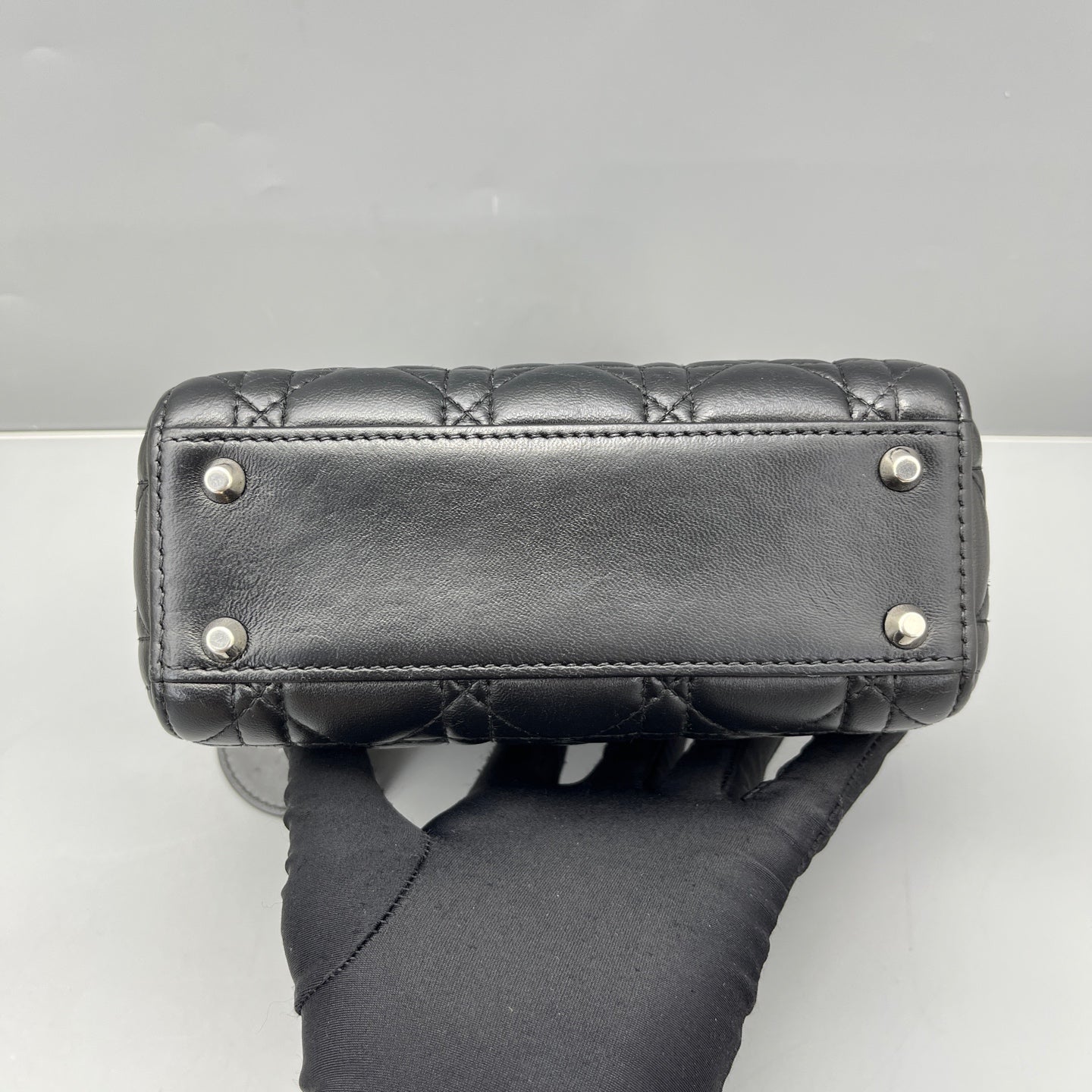 Dior - Lady Dior - Lambskin leather - Black - (mini)