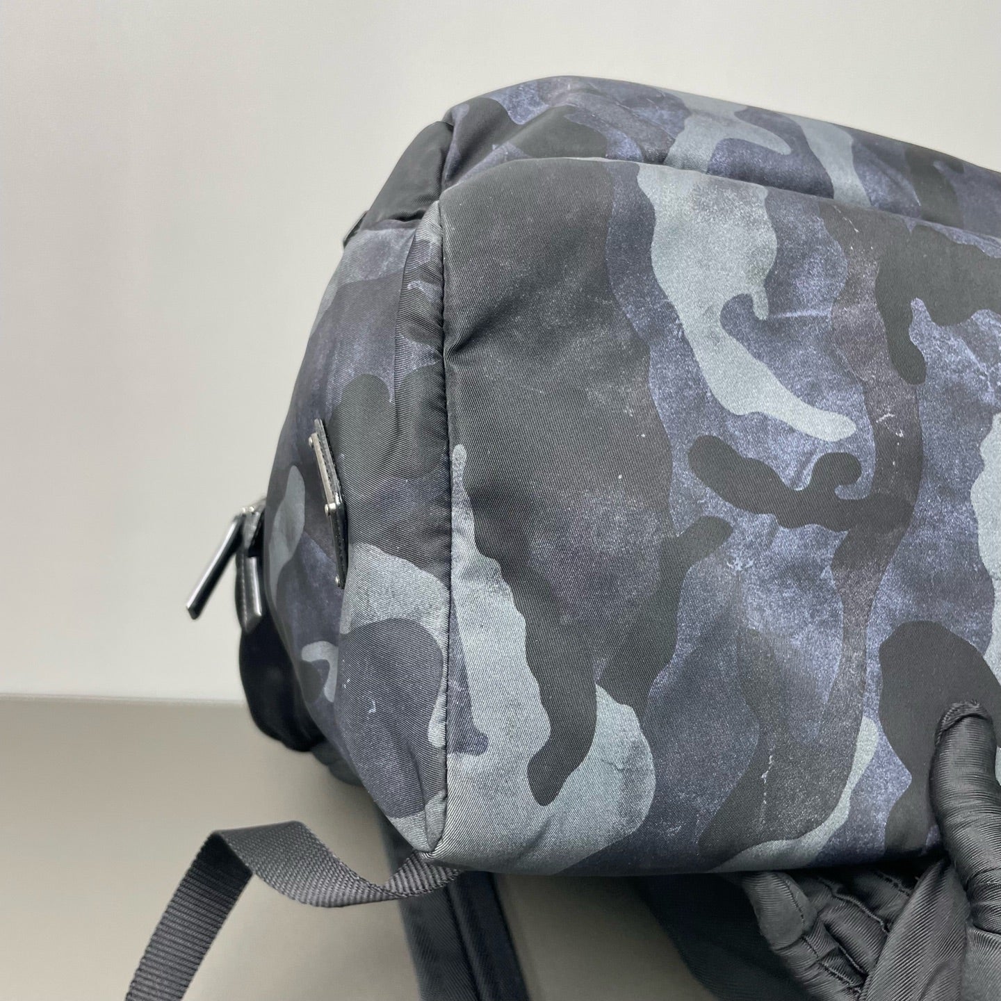 Prada - Camouflage Nylon Backpack - Nylon with Saffiano leather trim - Multicolour - (medium)