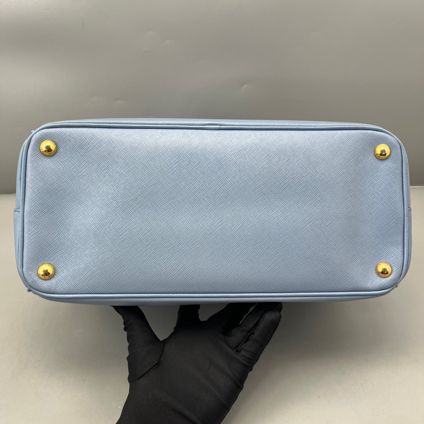 Prada - Saffiano Lux Tote (Galleria Bag) - Saffiano leather - Blue - (large)