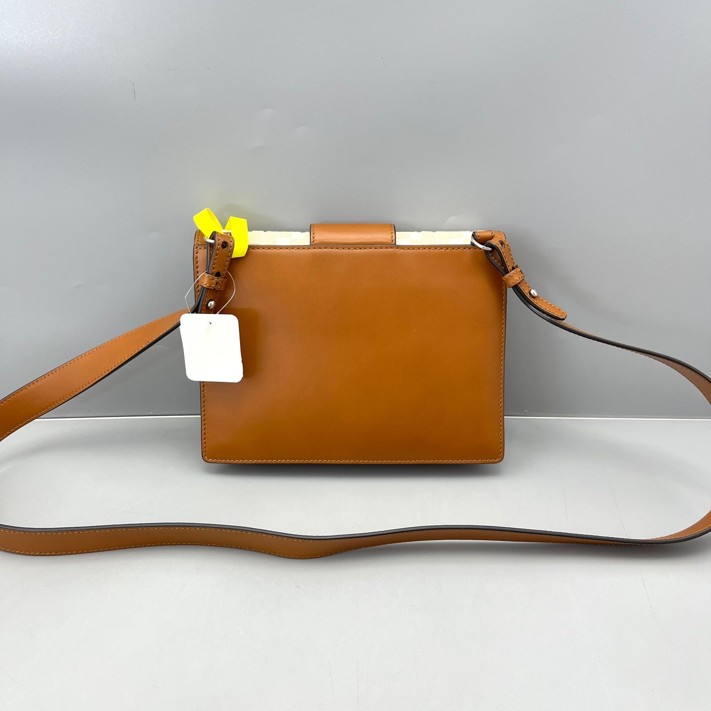 Fendi - A7637e - Leather and Canvas - Brown - (small)