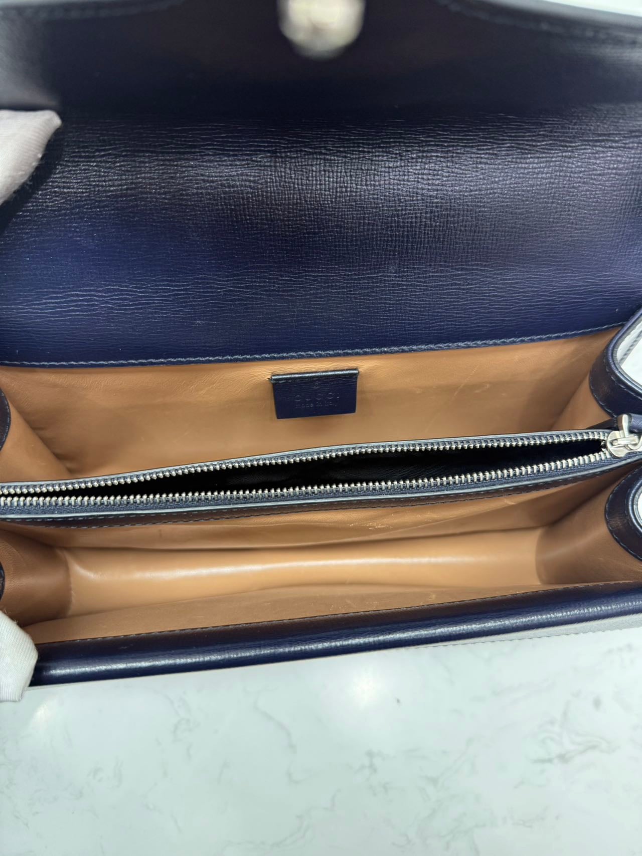 Gucci - Dionysus - Corduroy and Leather - Pink and Navy - (medium)