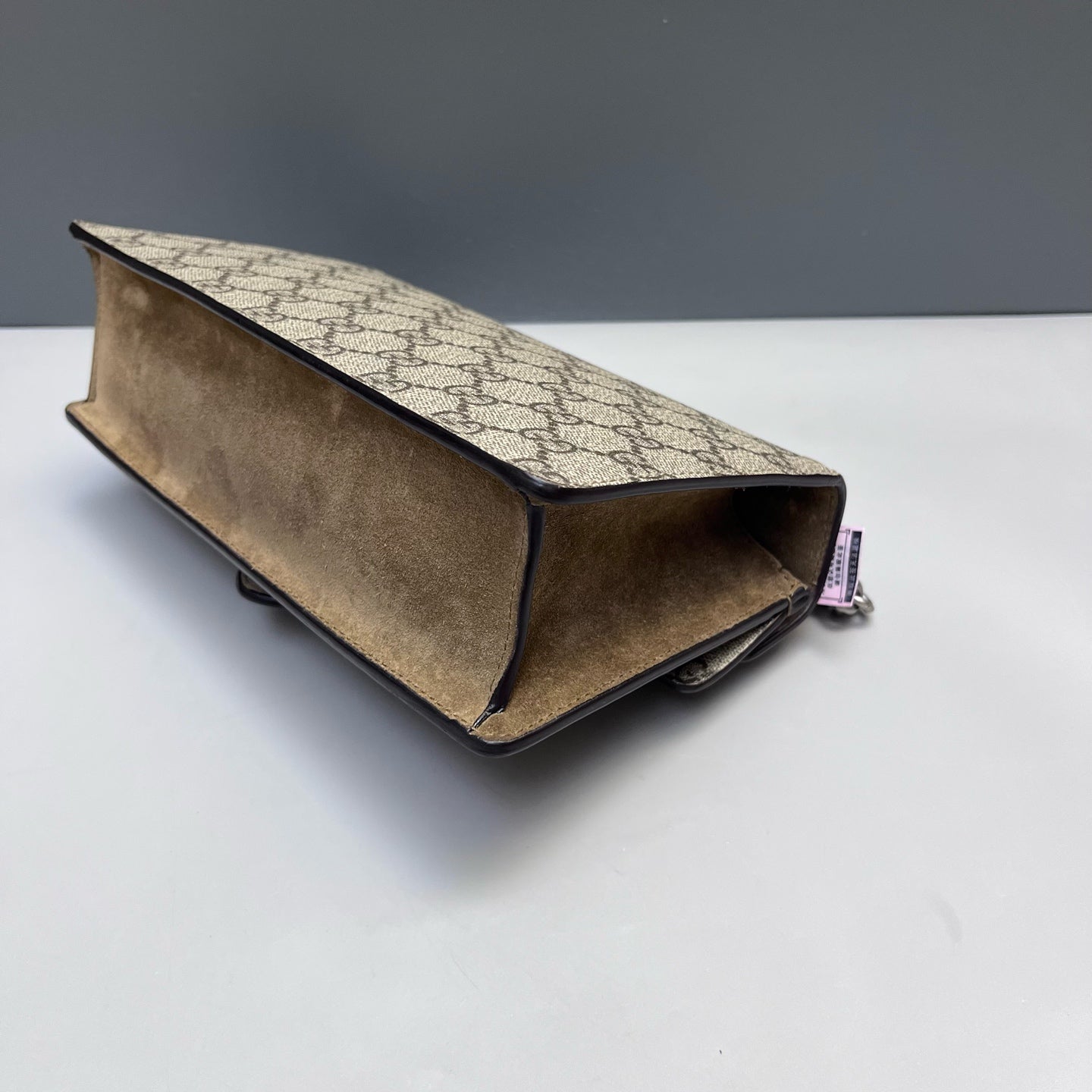 Gucci - Dionysus Shoulder Bag - GG Supreme coated canvas, suede, and leather trim - Beige - (medium)