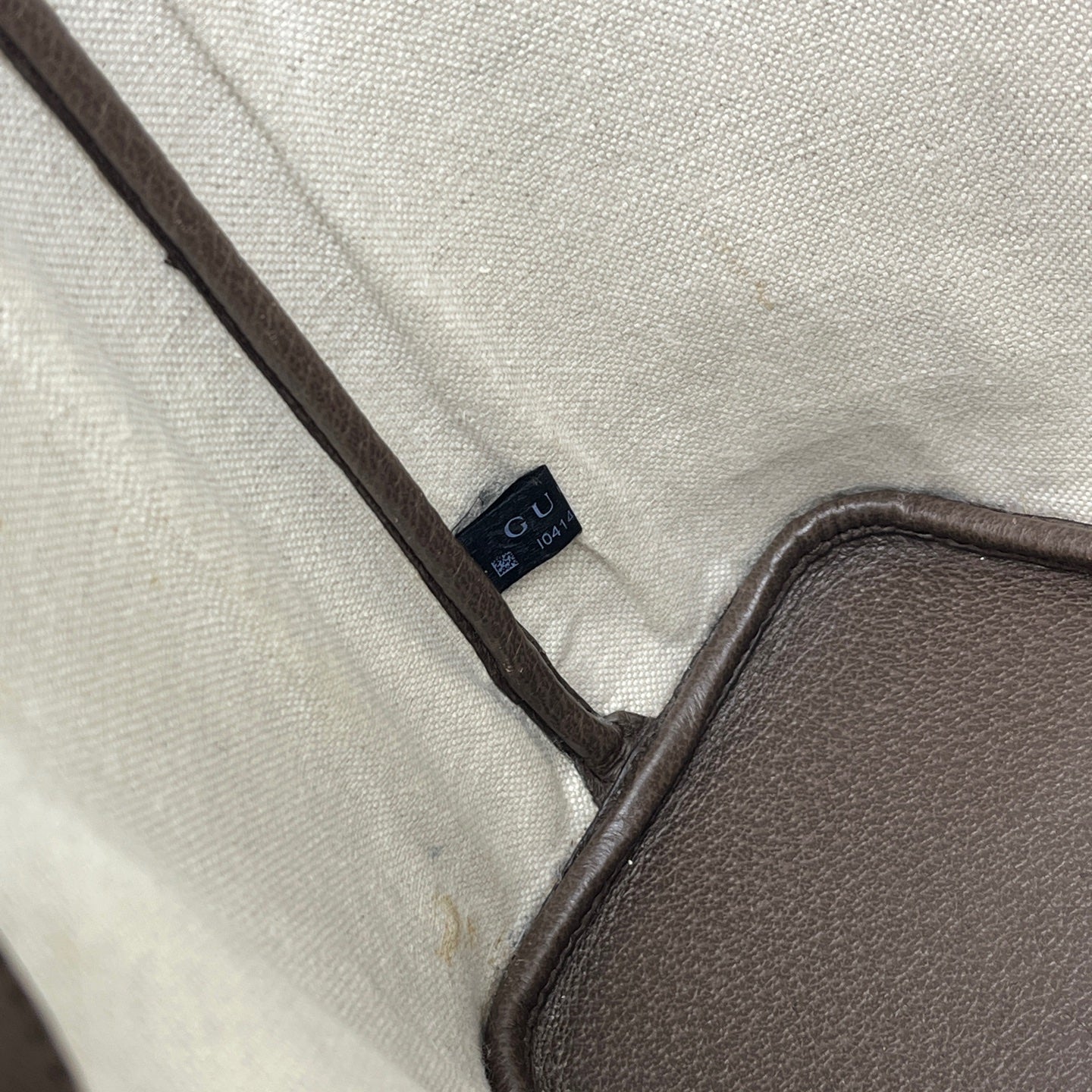 Gucci - GG Supreme Tote Bag - Coated canvas with leather trim - Brown - (Medium)