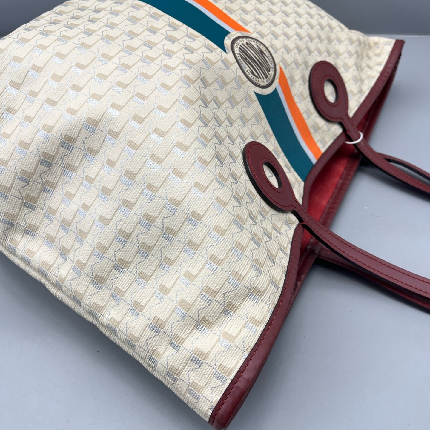 Moynat - Oh! Tote Bag - Coated Canvas with Leather Trim - Multicolour - (medium)