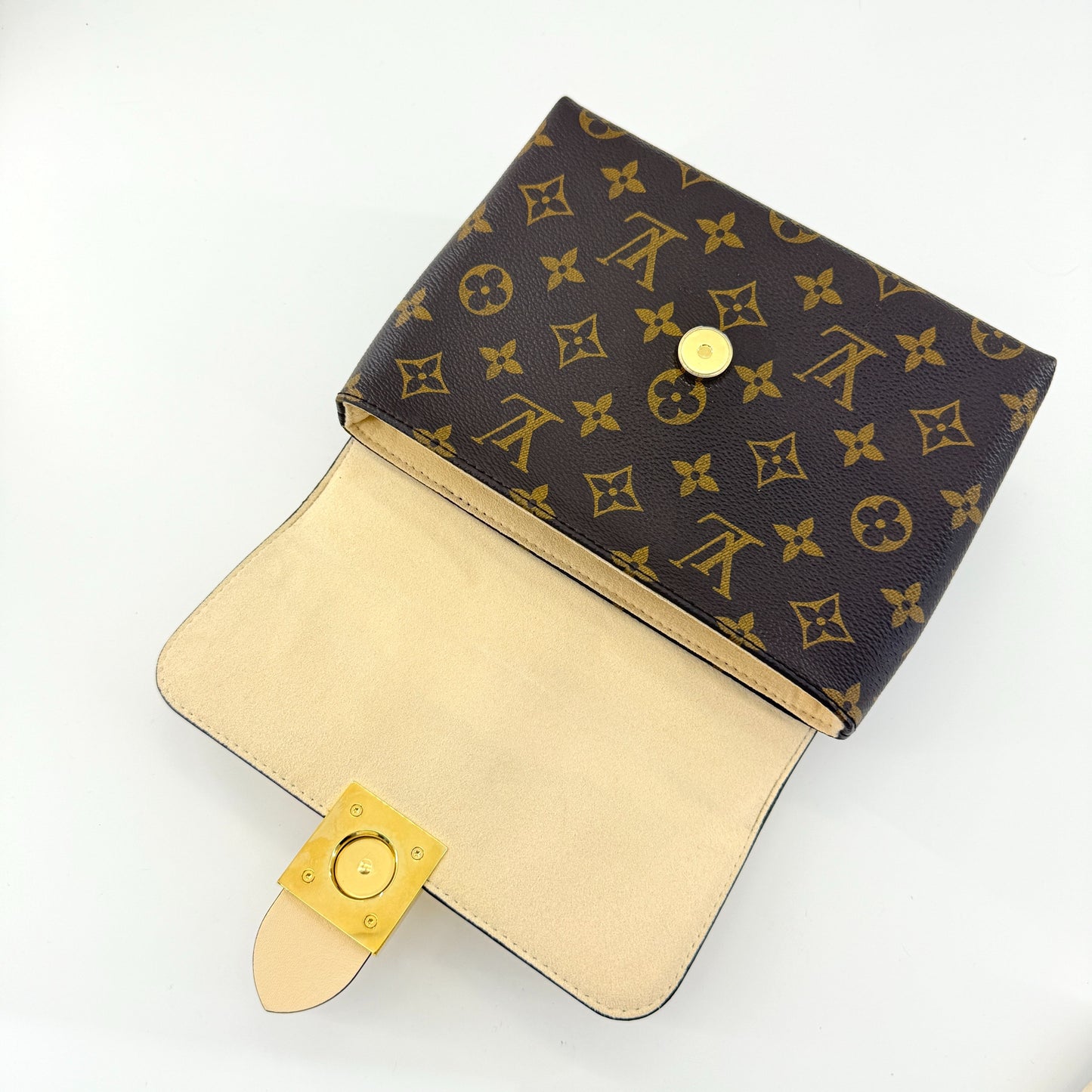 Louis Vuitton - Padlock Bag - Monogram canvas with leather trim - Brown and Beige - (mini)