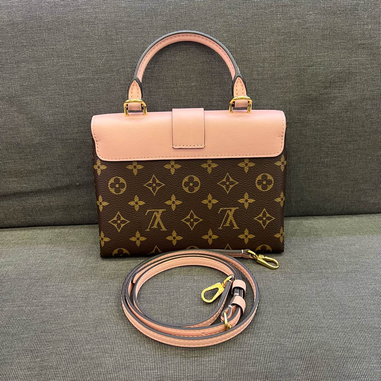 Louis Vuitton - Locky BB - Monogram canvas and leather - Brown and Pink - (mini)