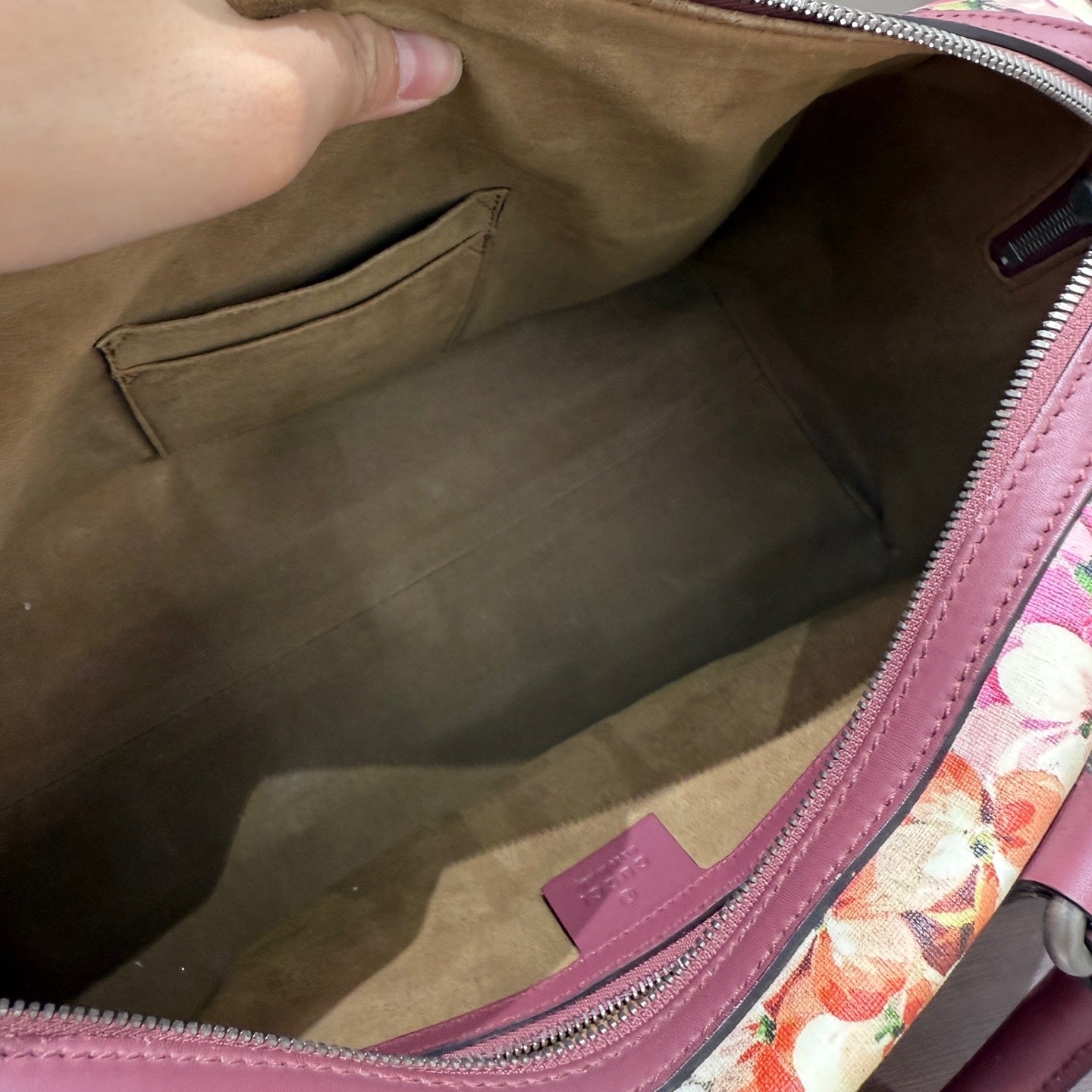 Gucci - GG Blooms Boston Bag - Coated canvas with leather trim - Multicolour - (Medium)