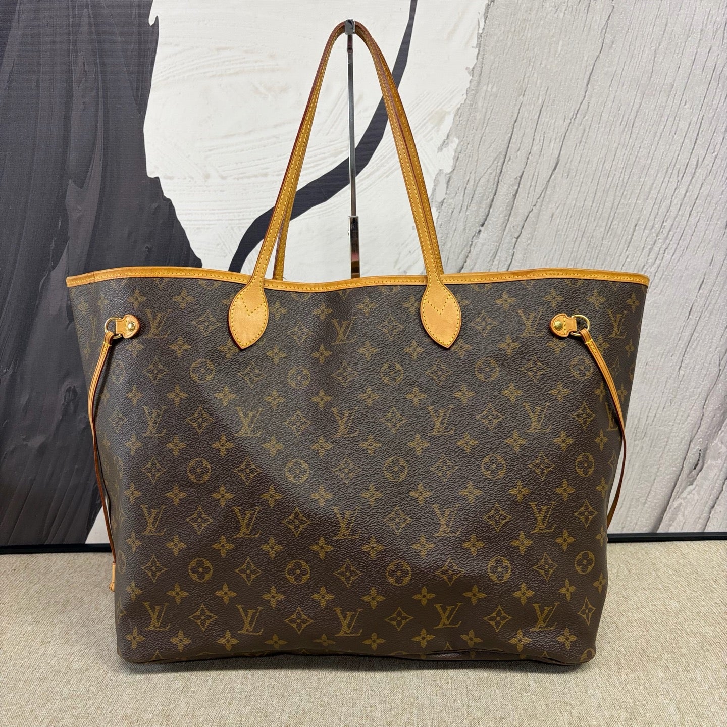 Louis Vuitton - Neverfull GM - Monogram coated canvas, Vachetta leather - Brown - (Large)