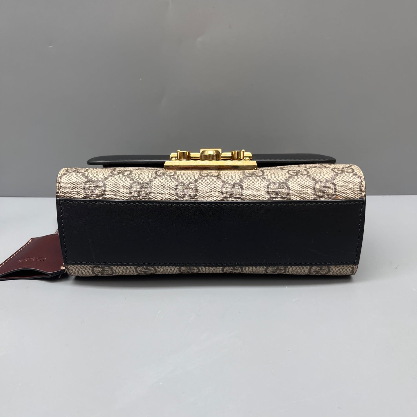 Gucci - Padlock GG Supreme Chain Shoulder Bag - GG Supreme coated canvas with smooth leather trim - Multicolour (Beige/Ebony, Black, Brown) - (small)