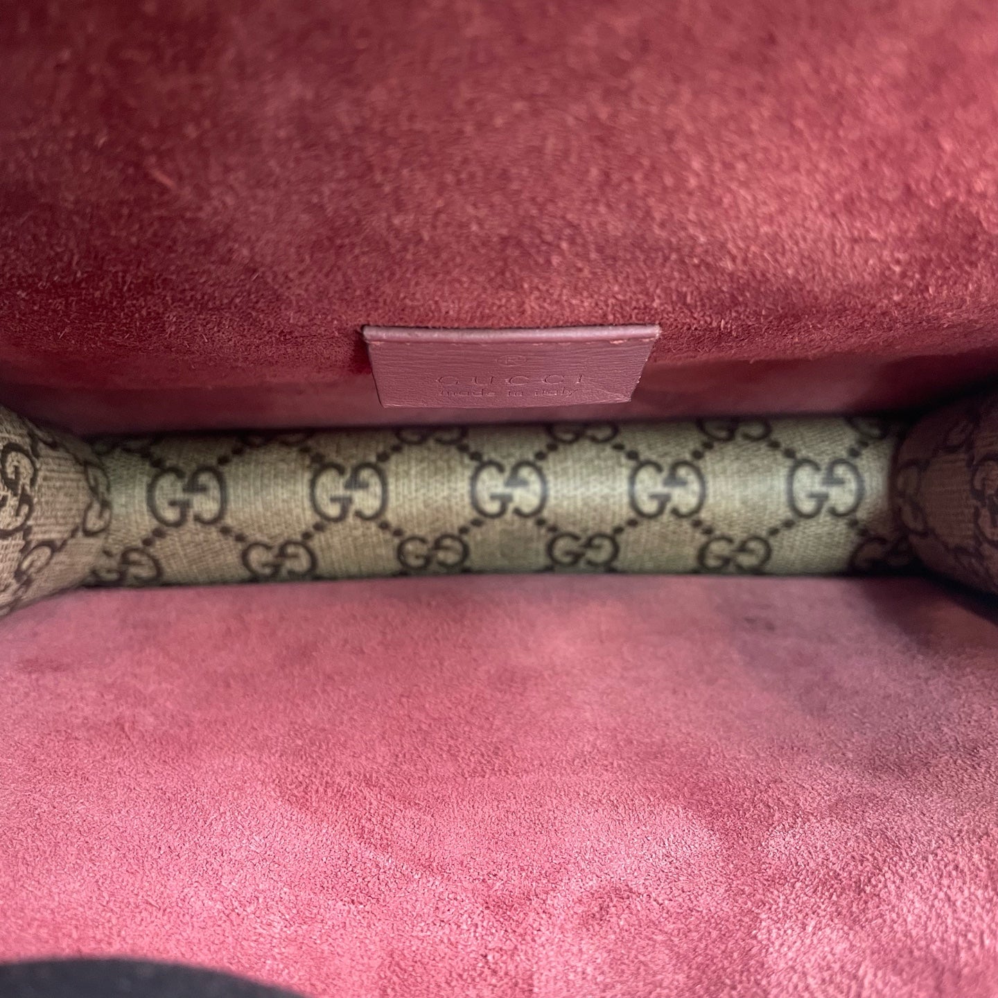 Gucci - Dionysus Small Shoulder Bag Geranium Print - GG Supreme canvas - Multicolour - (Small)