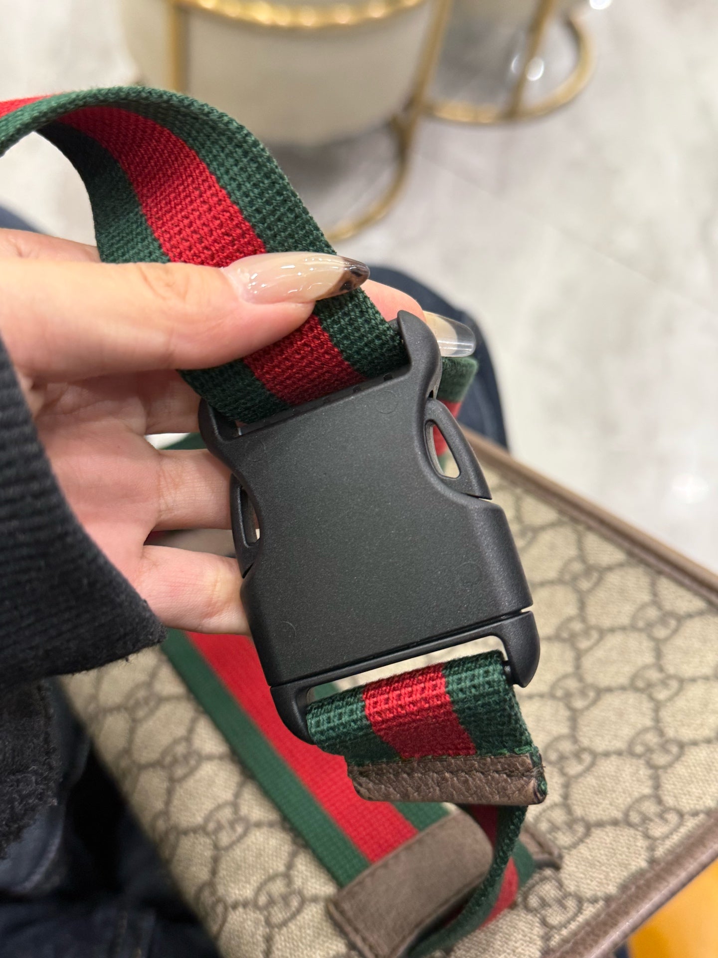 Gucci - GG Supreme Tiger Head Belt Bag - Coated Canvas - Beige - (Small)