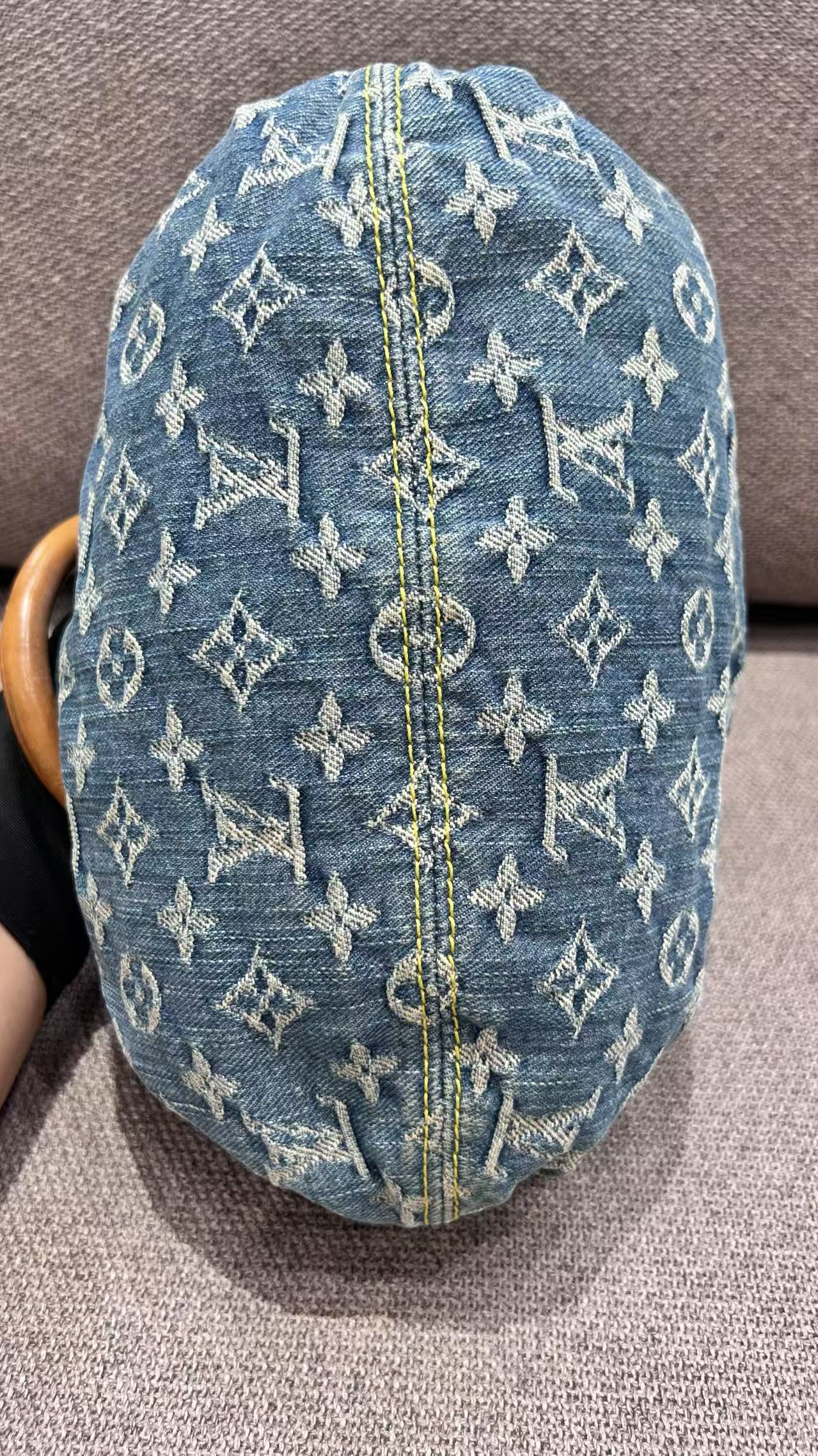 Louis Vuitton - Monogram Denim Mini Pleaty - Denim and Vachetta leather - Blue - (small)