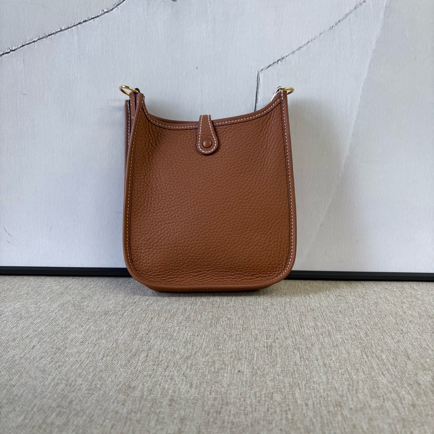 Hermès - Evelyne 16 mini - Taurillon Clemence leather - Gold - (mini)
