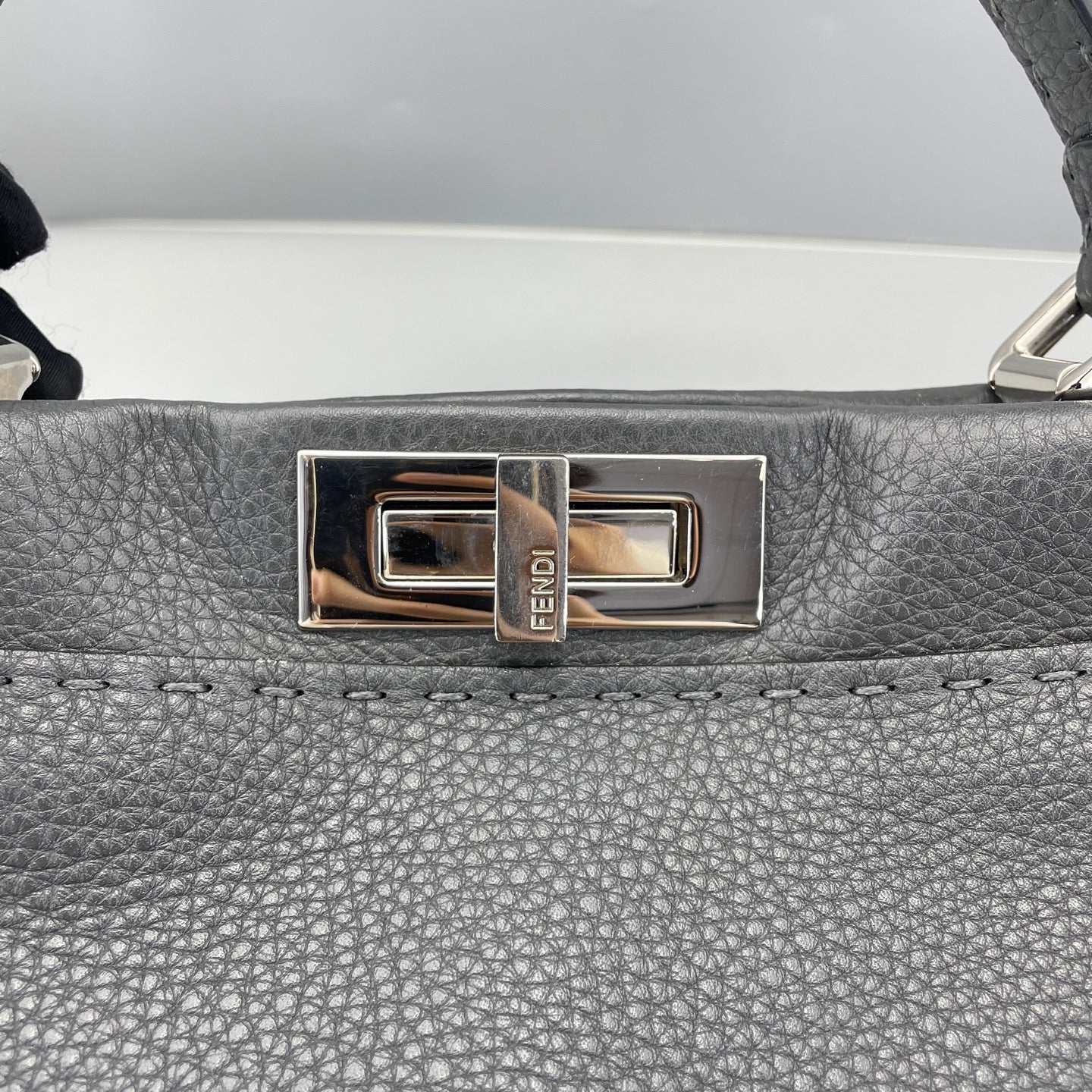 Fendi - Peekaboo - Leather - Grey - (Medium)