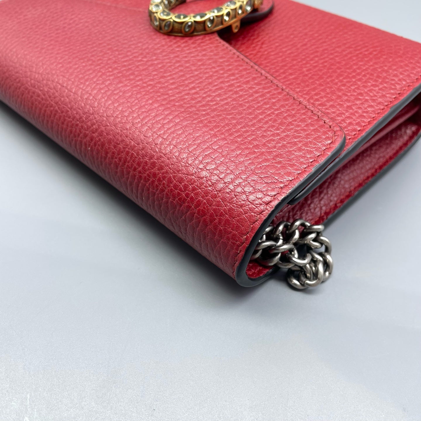 Gucci - Dionysus WOC - Grained leather - Red - (mini)