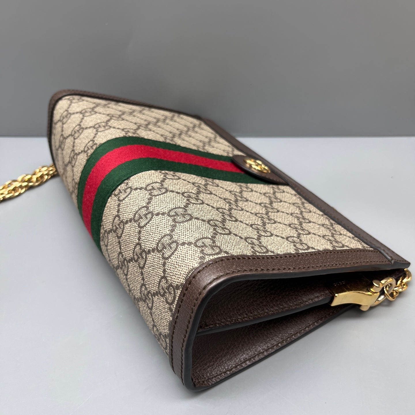 Gucci - Ophidia GG Supreme Chain Wallet - Coated canvas and leather - Beige - (Small)