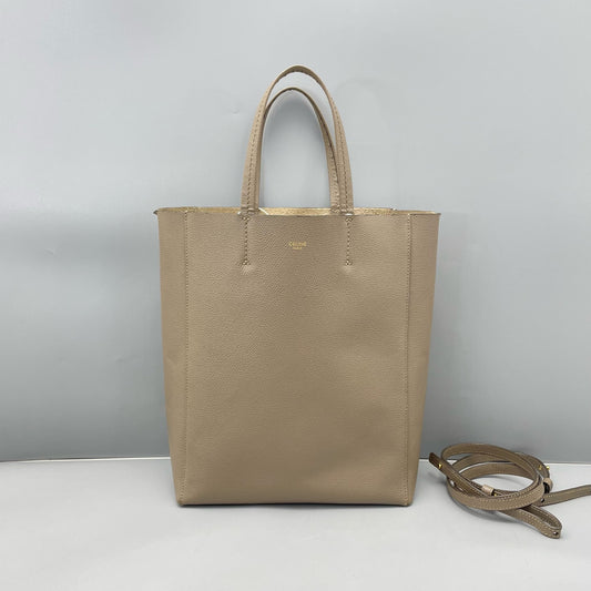 Celine - Bucket Tote Bag - Grained calfskin leather - Grey - (medium)