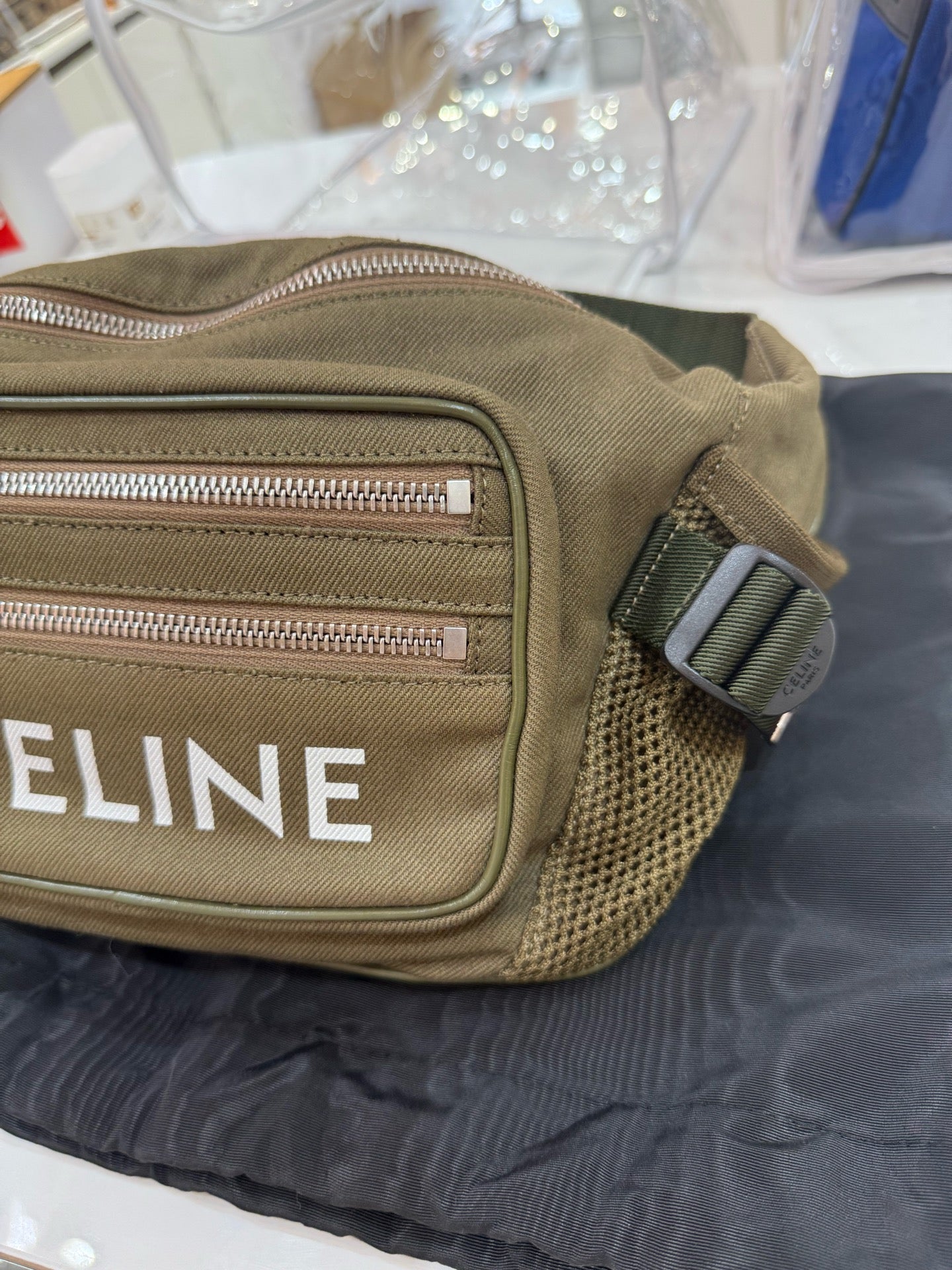Celine - Trekking Belt Bag - Polyamide - Green - (medium)