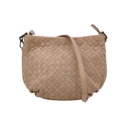 Bottega Veneta - Cobble - Distressed Intrecciato leather - Beige - (Small)