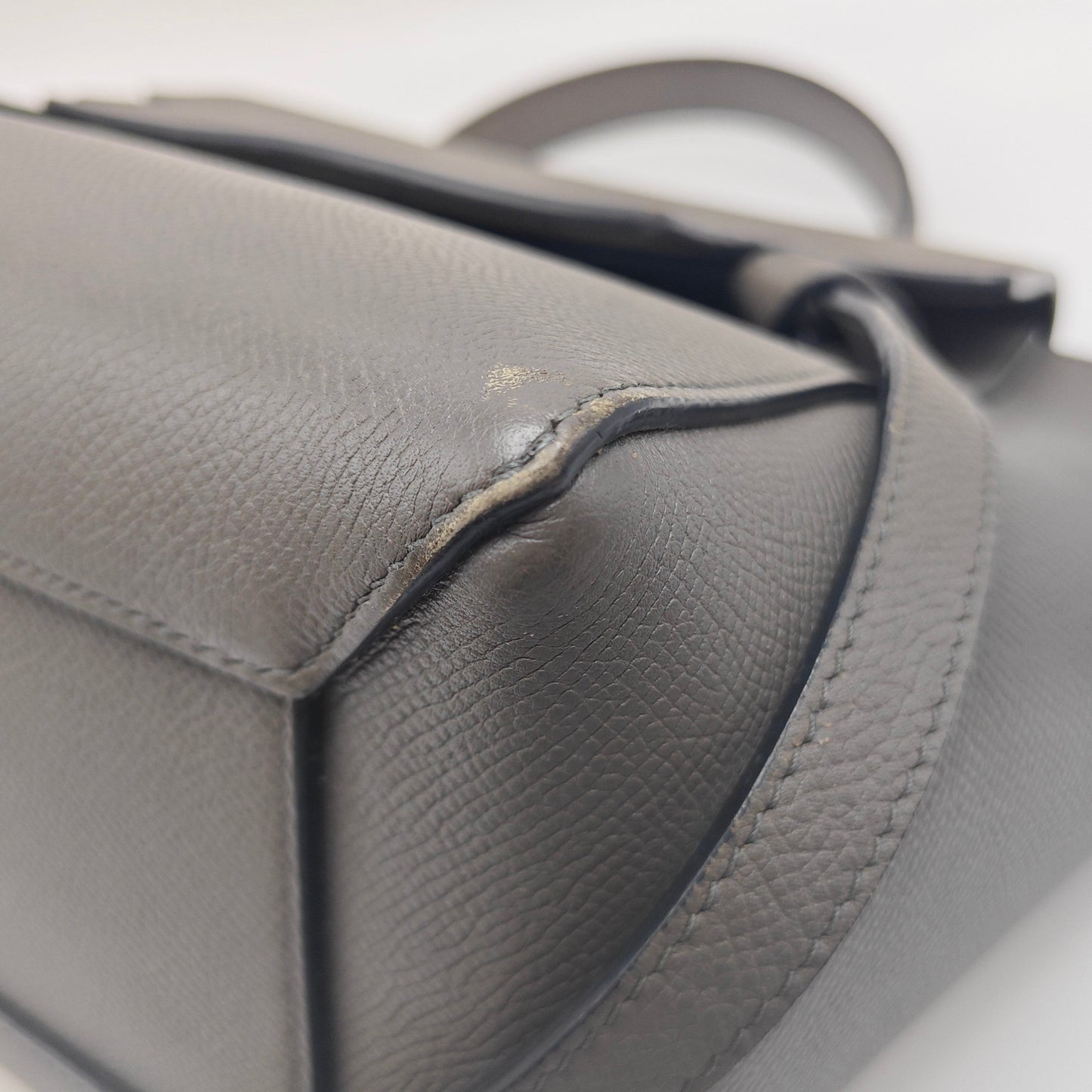 Celine - Belt Micro - Leather - Grey - (Micro)