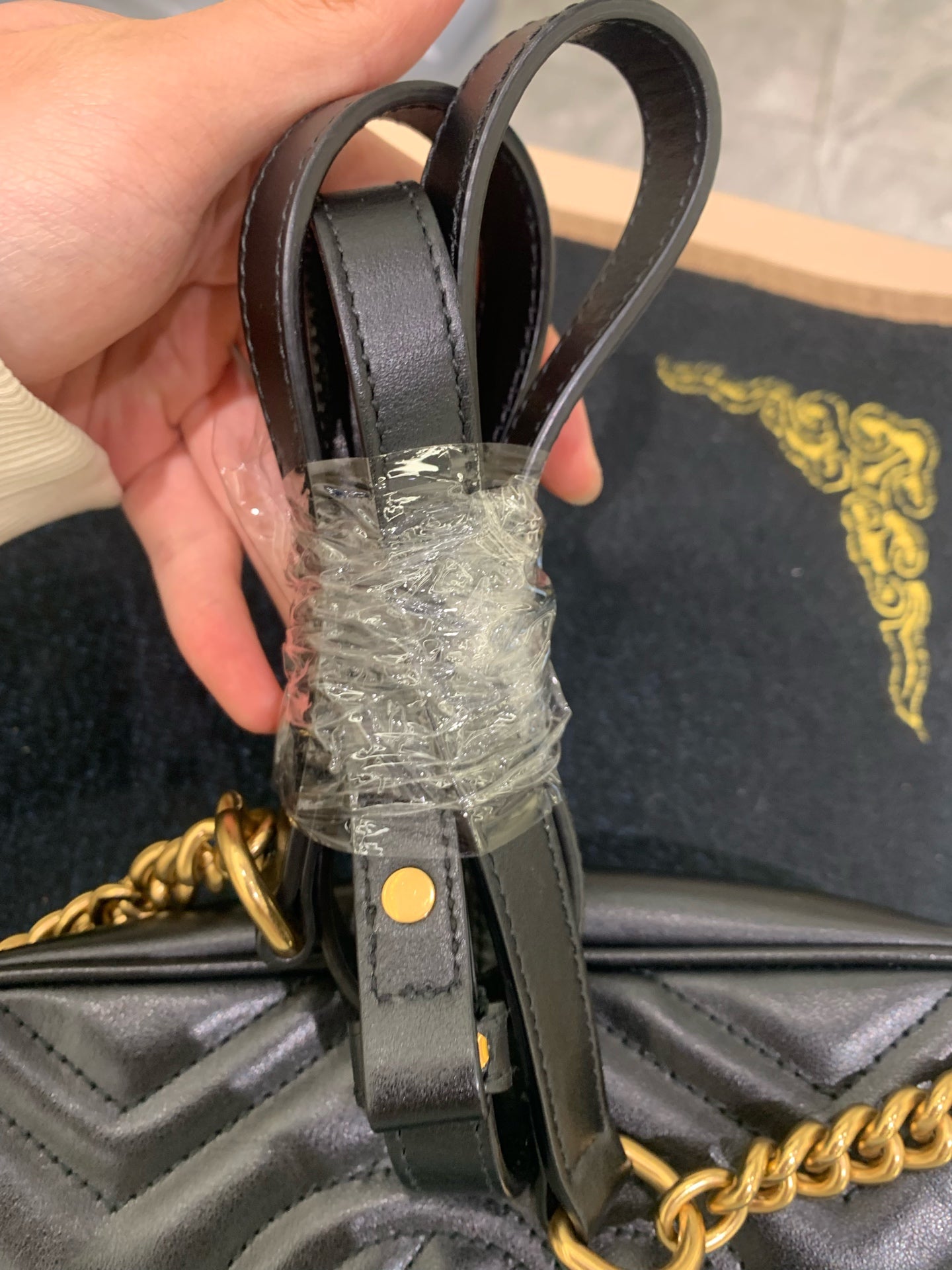 Gucci - GG Marmont Matelassé Mini Camera Bag - Leather - Black - (mini)