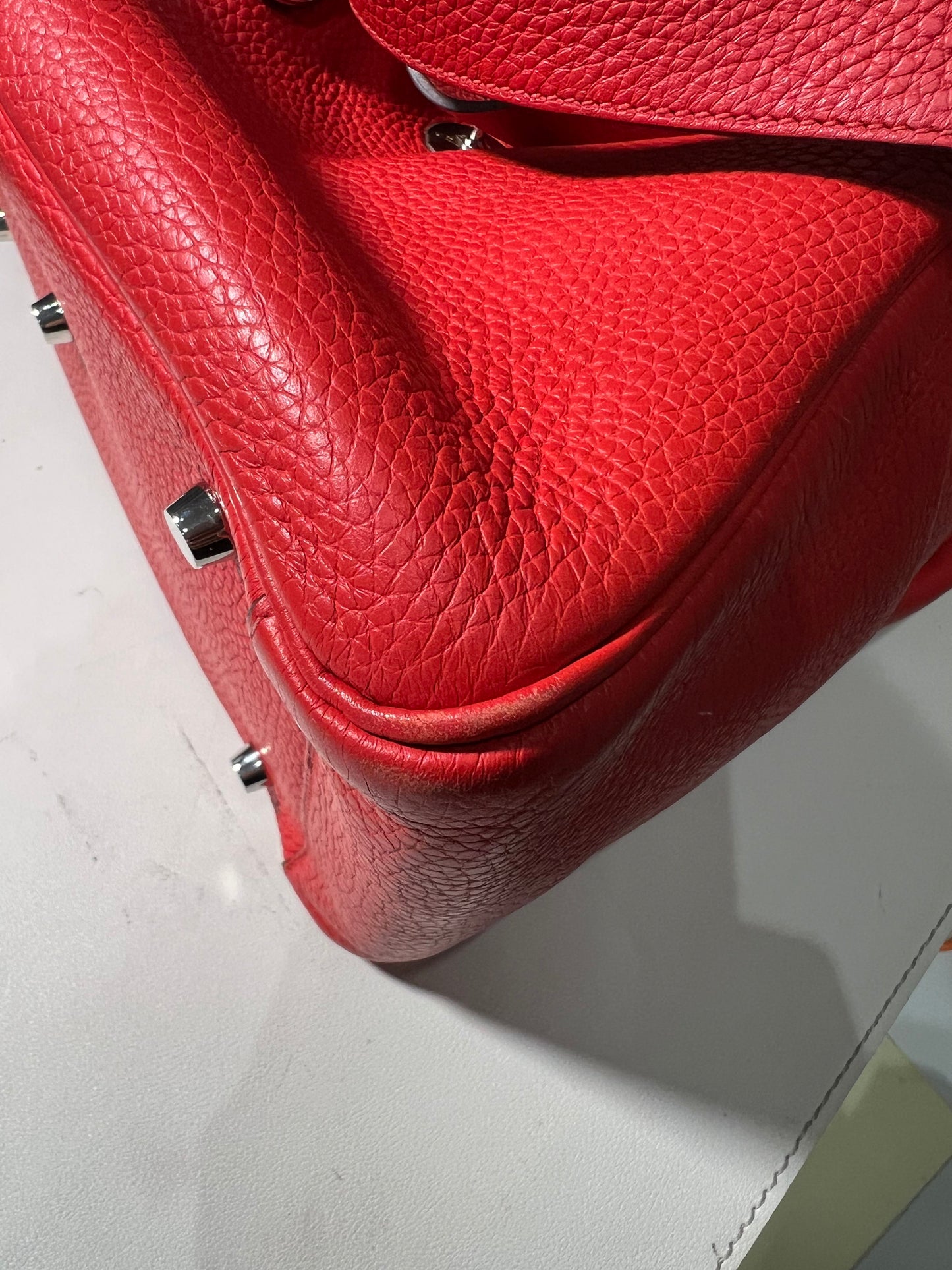 Hermès - Lindy 30 - Leather - Red - (medium)