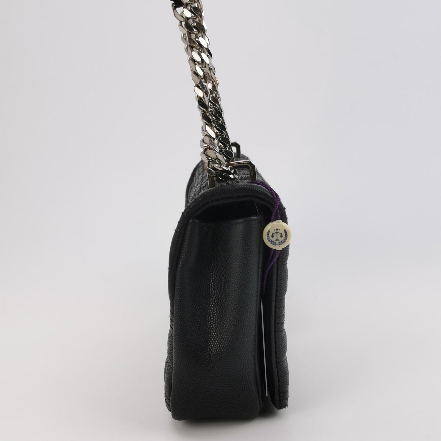 Burberry - Lola Bag - Grained leather - Black - (small)