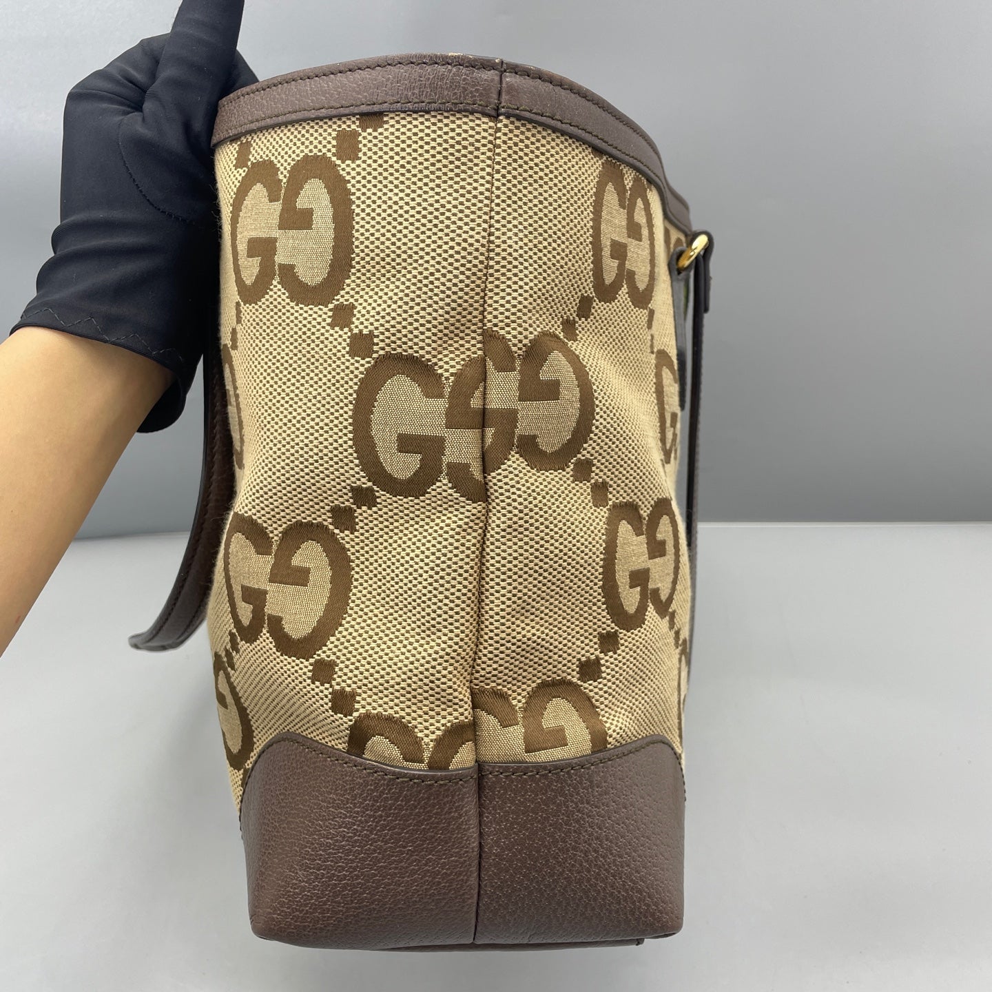 Gucci - Ophidia GG Supreme Tote Bag - GG Supreme canvas and Leather - Beige and Brown - (medium)