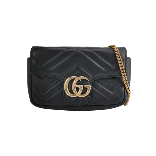 Gucci - Marmont Super Mini - Leather - Black - (mini)