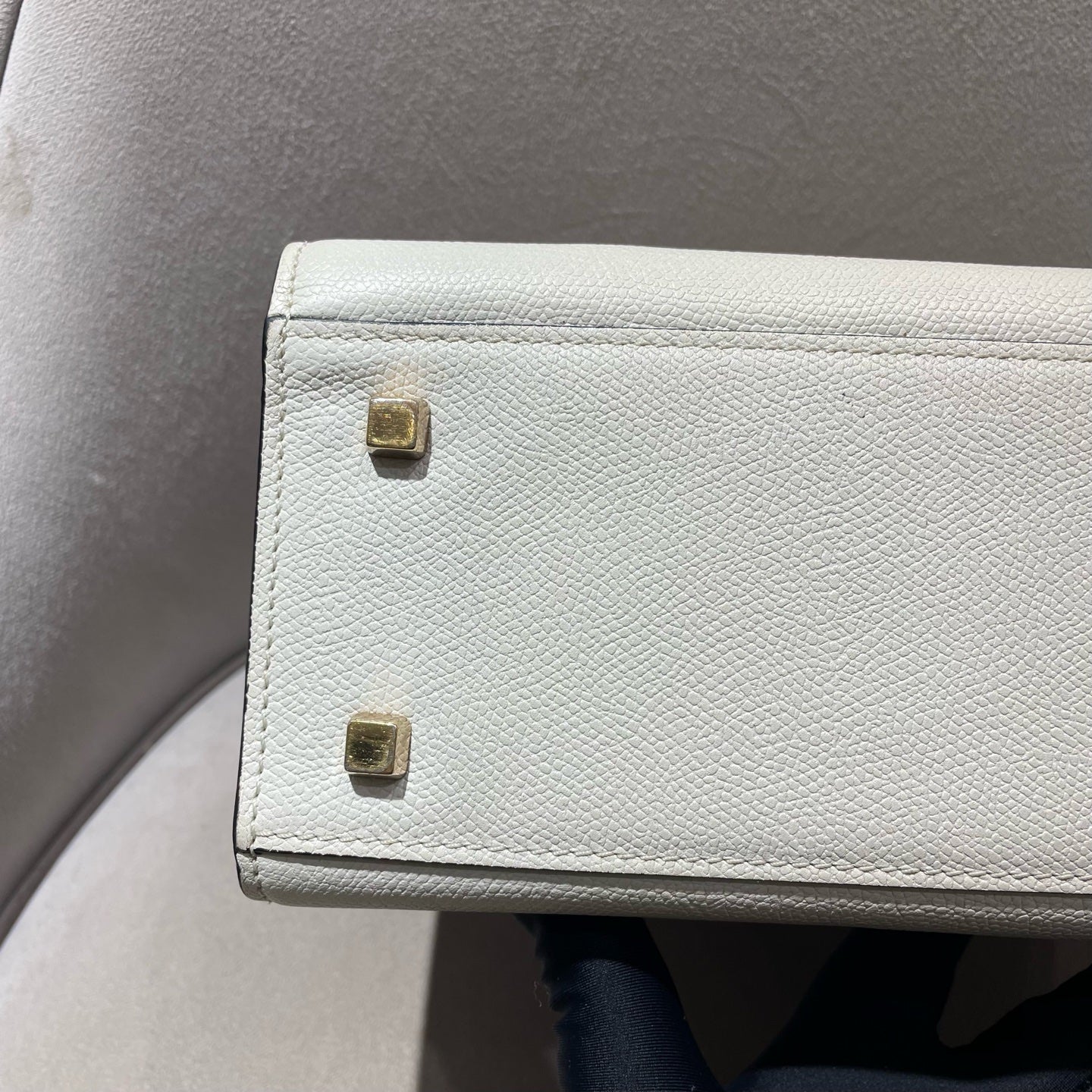 Valextra - Top Handle Bag - Cowhide leather - White - (mini)