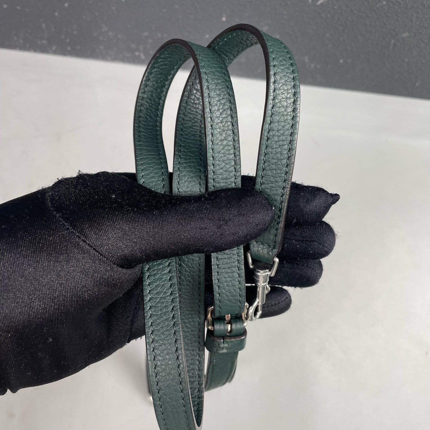 Celine - Big Bag Bucket Nano - Leather - Dark Green - (mini)