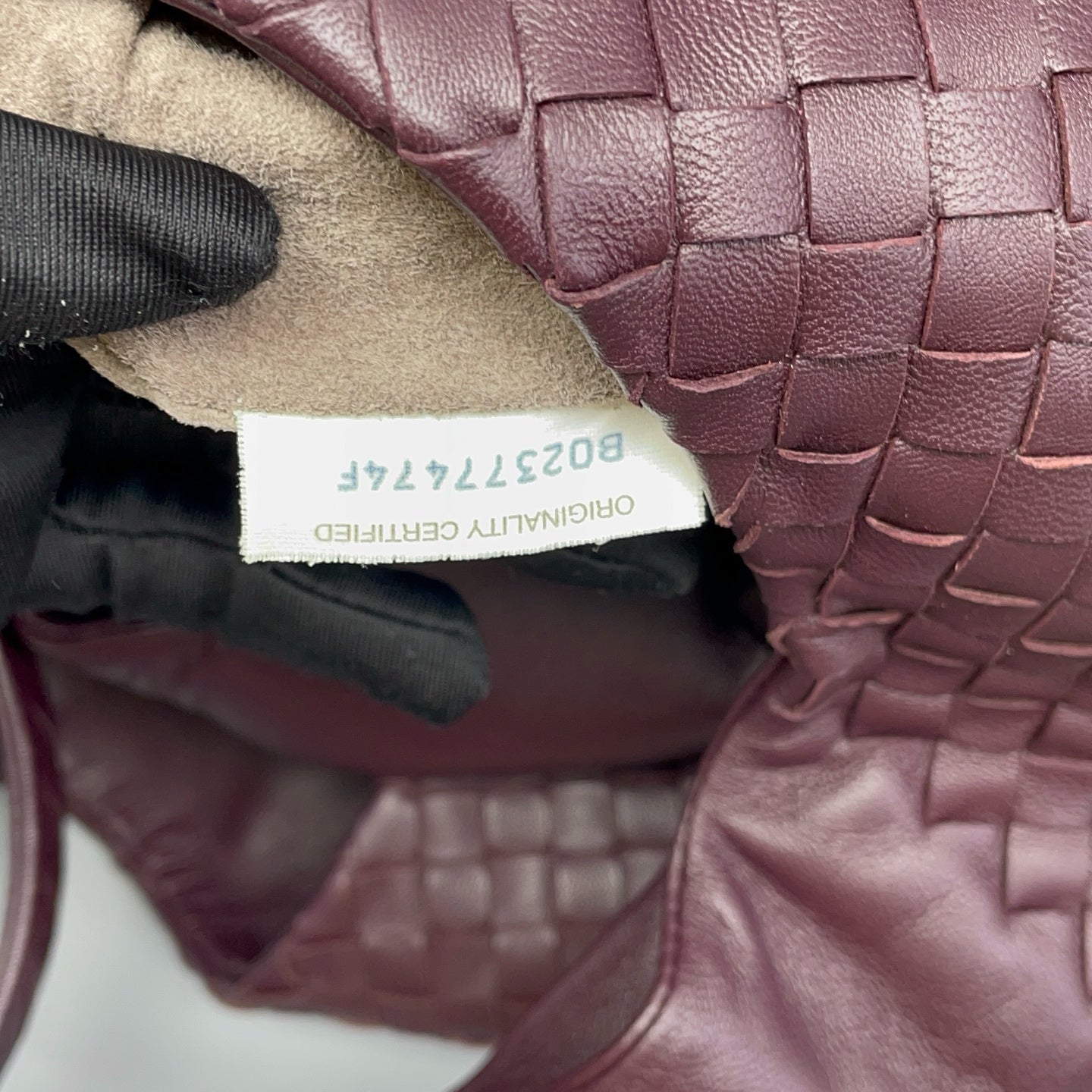 Bottega Veneta - Veneta Hobo Bag - Nappa leather - Burgundy - (Medium)