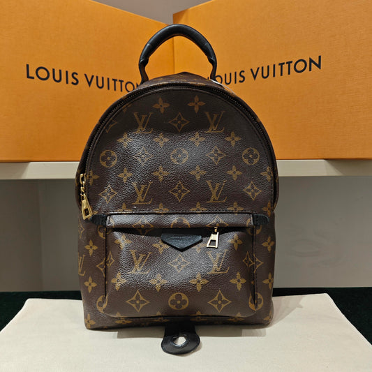 Louis Vuitton - Palm Springs Mini Backpack - Monogram coated canvas and leather - Brown - (mini)