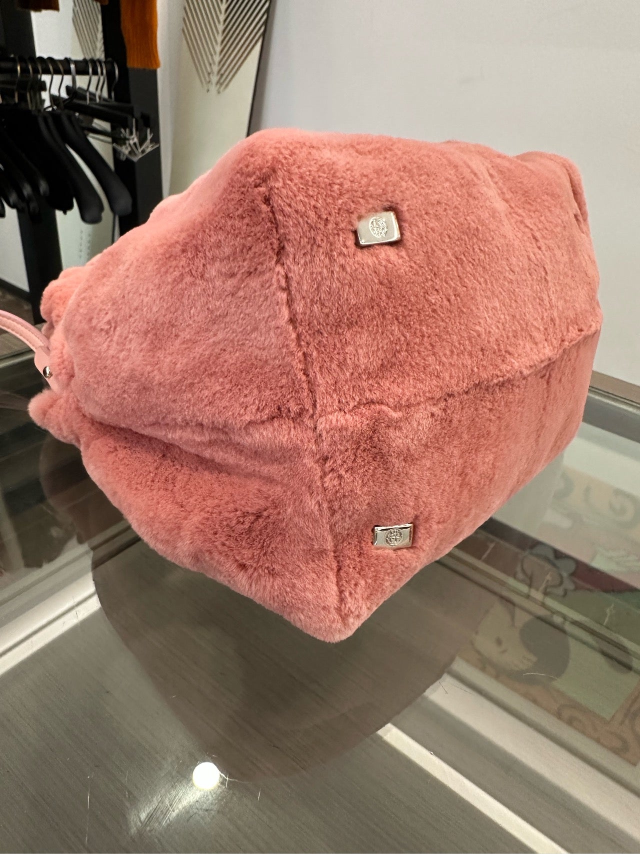 The Row - W1138R29 PPLD - Mink fur and lambskin leather - Pink - (mini)