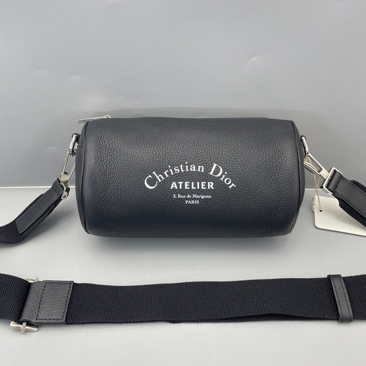 Dior - Roller Bag - Grained leather - Black - (small)