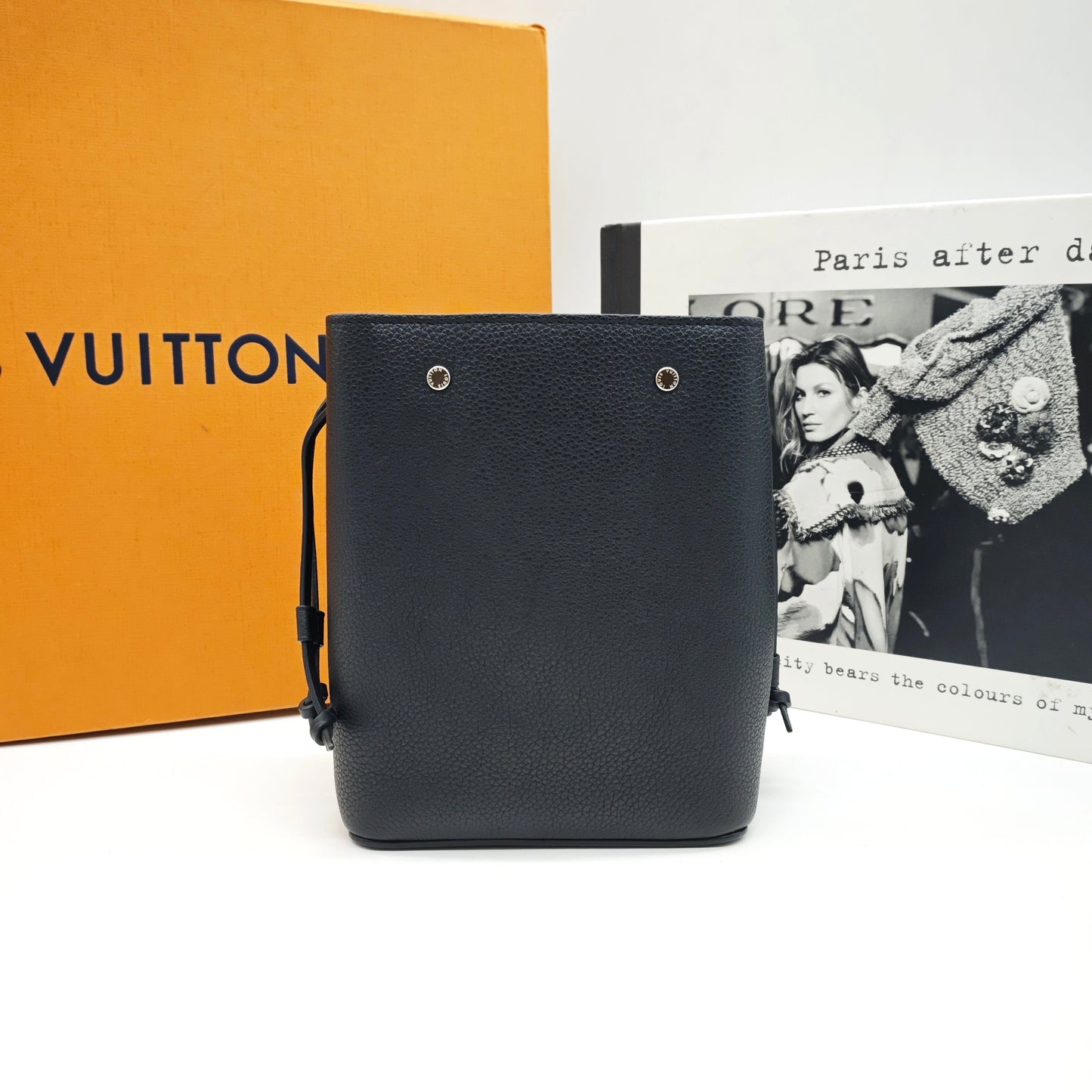 Louis Vuitton - Nano Lockme Bucket Bag - Leather - Black - (mini)